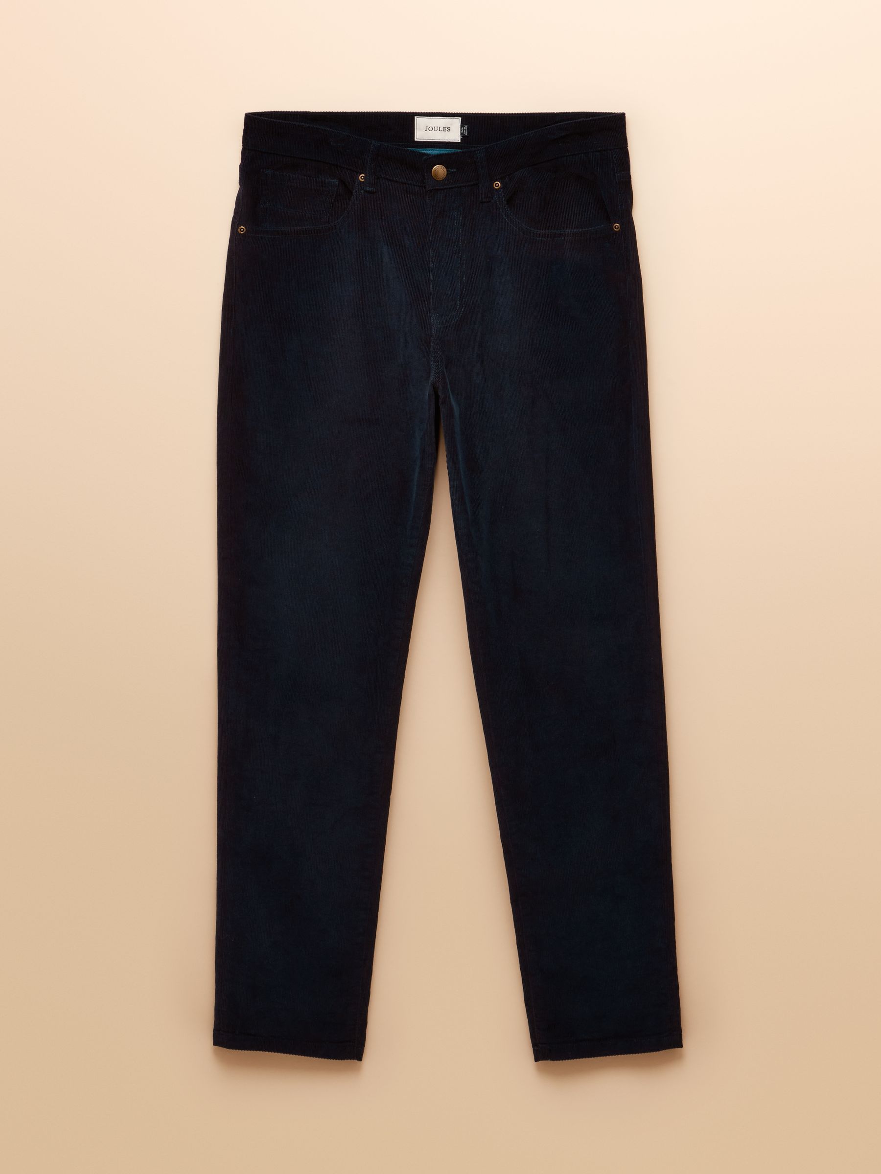 Classic Fit Cord Navy Trousers - Image 7 of 7