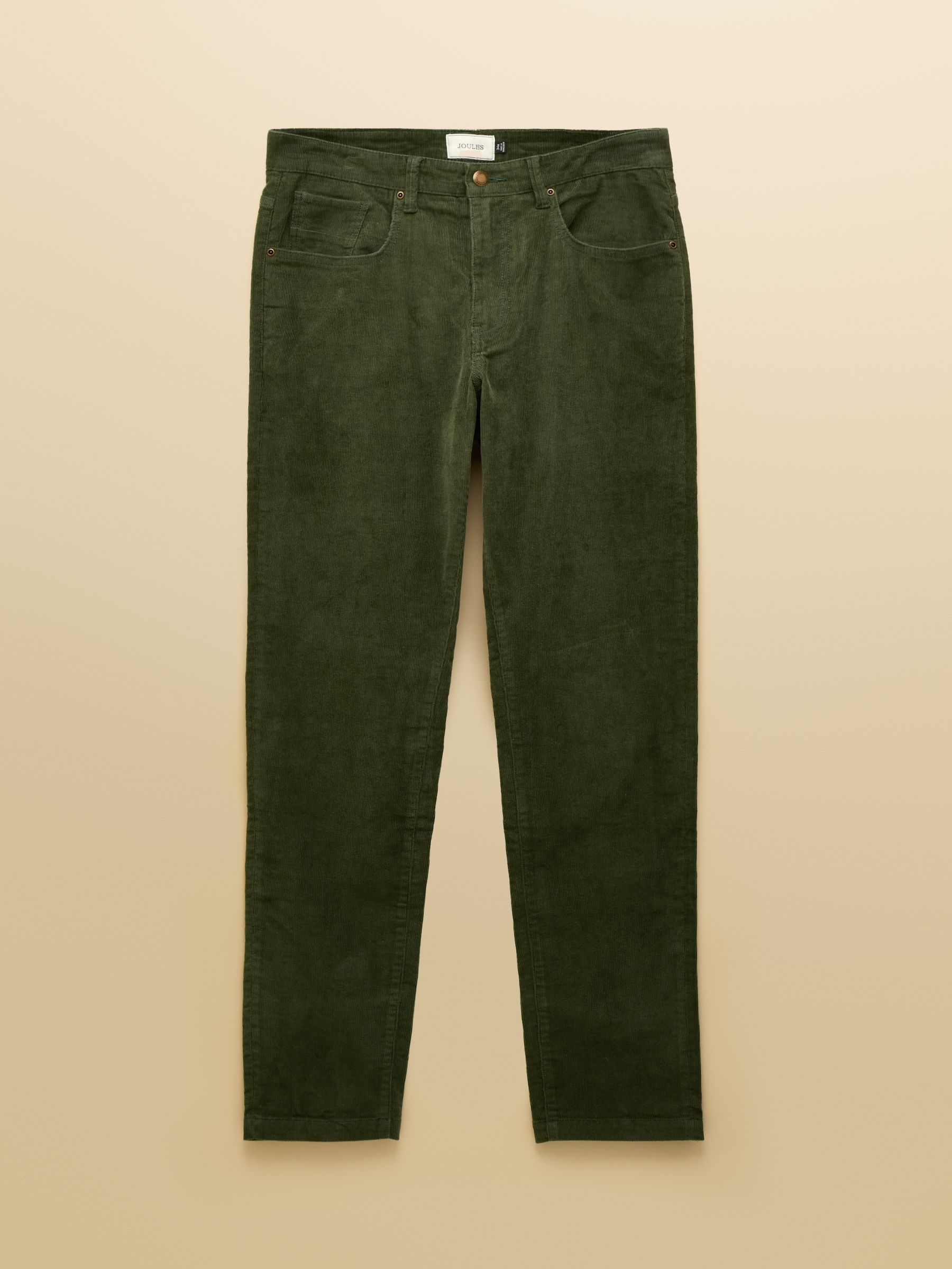 Classic Fit Cord Green Trousers - Image 8 of 8