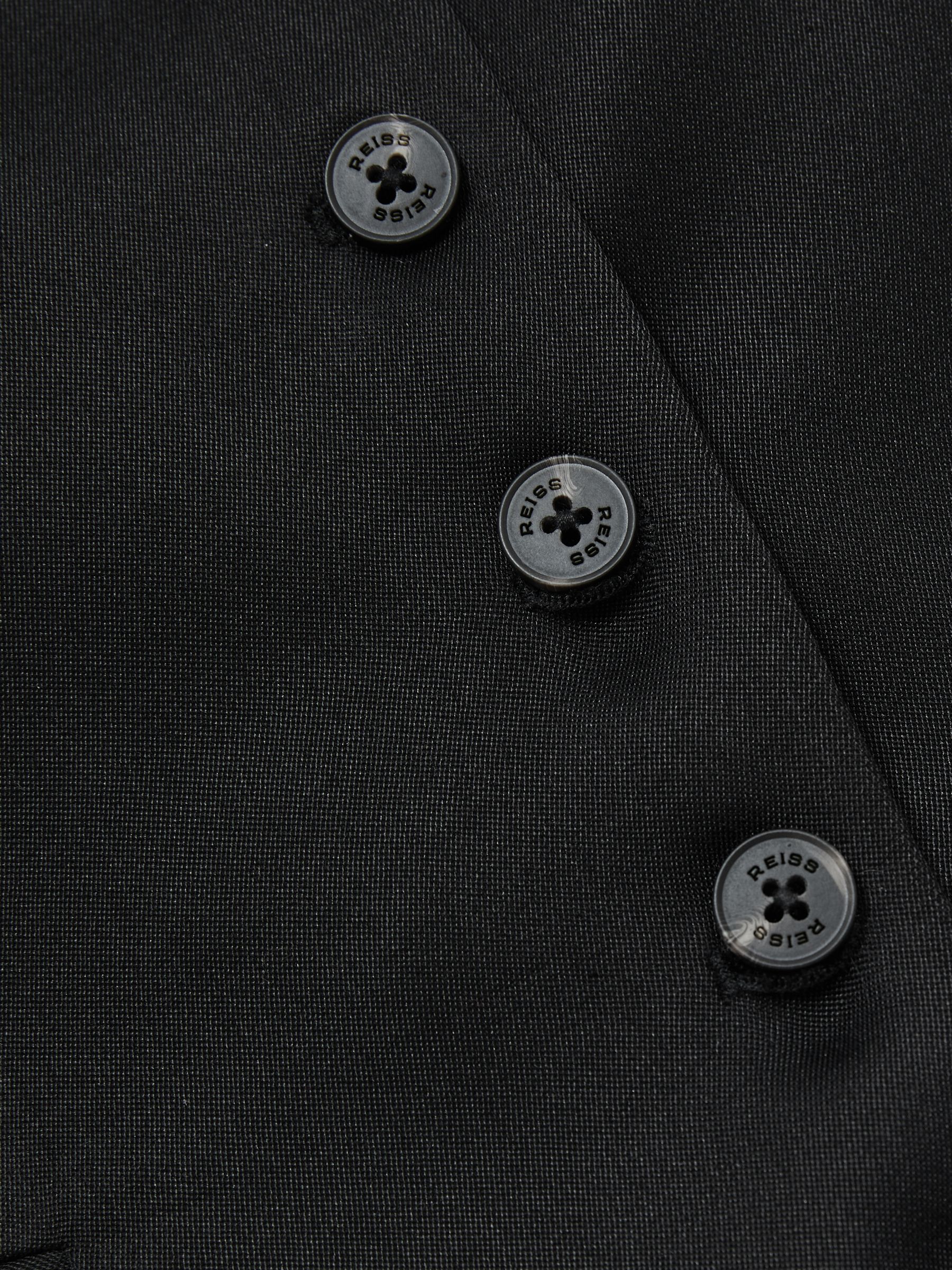 Single-Breasted Tailored Waistcoat in Black - Image 7 of 7