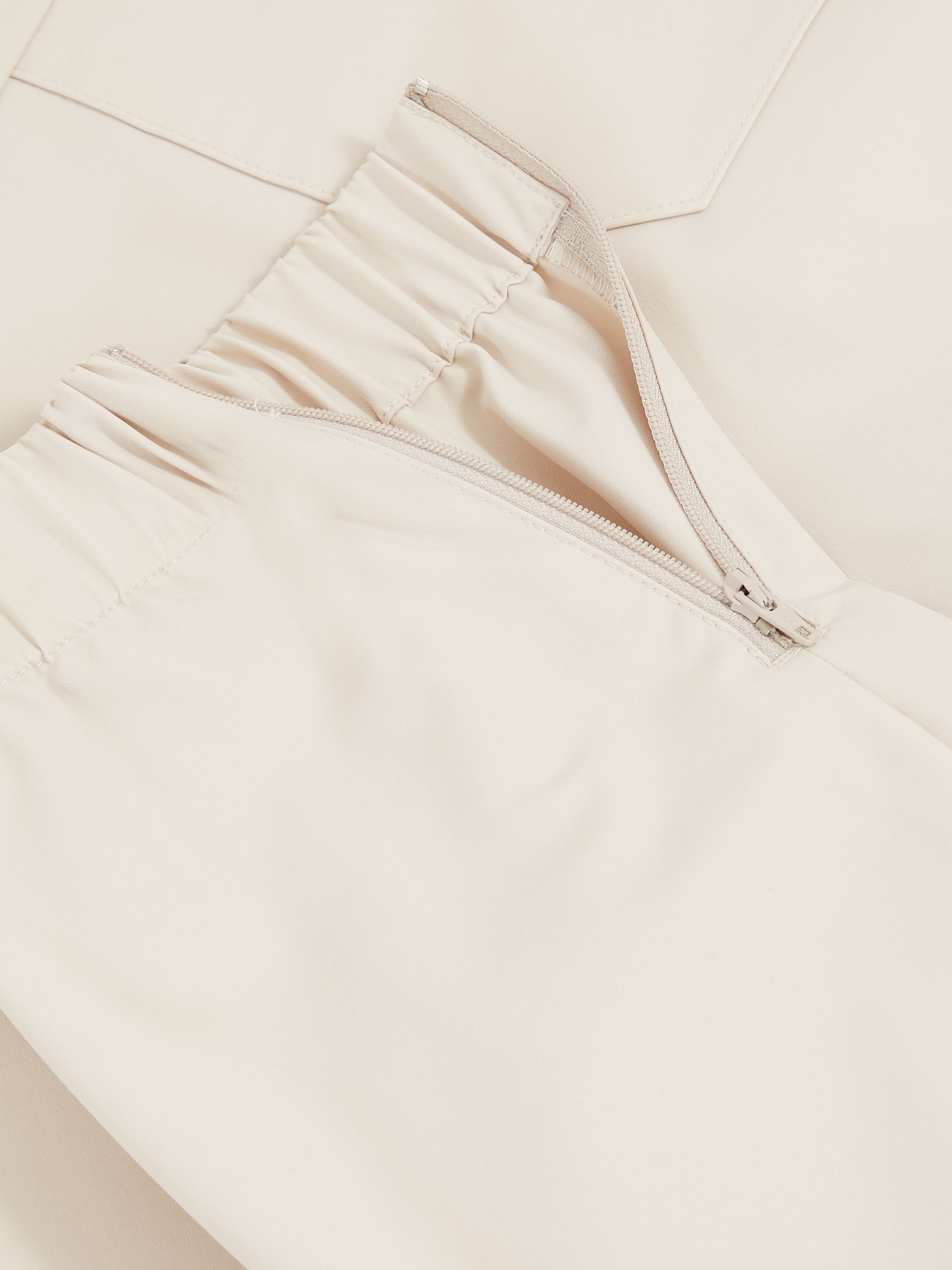 Drawstring Technical Cuffed Trousers in Stone - Image 7 of 7