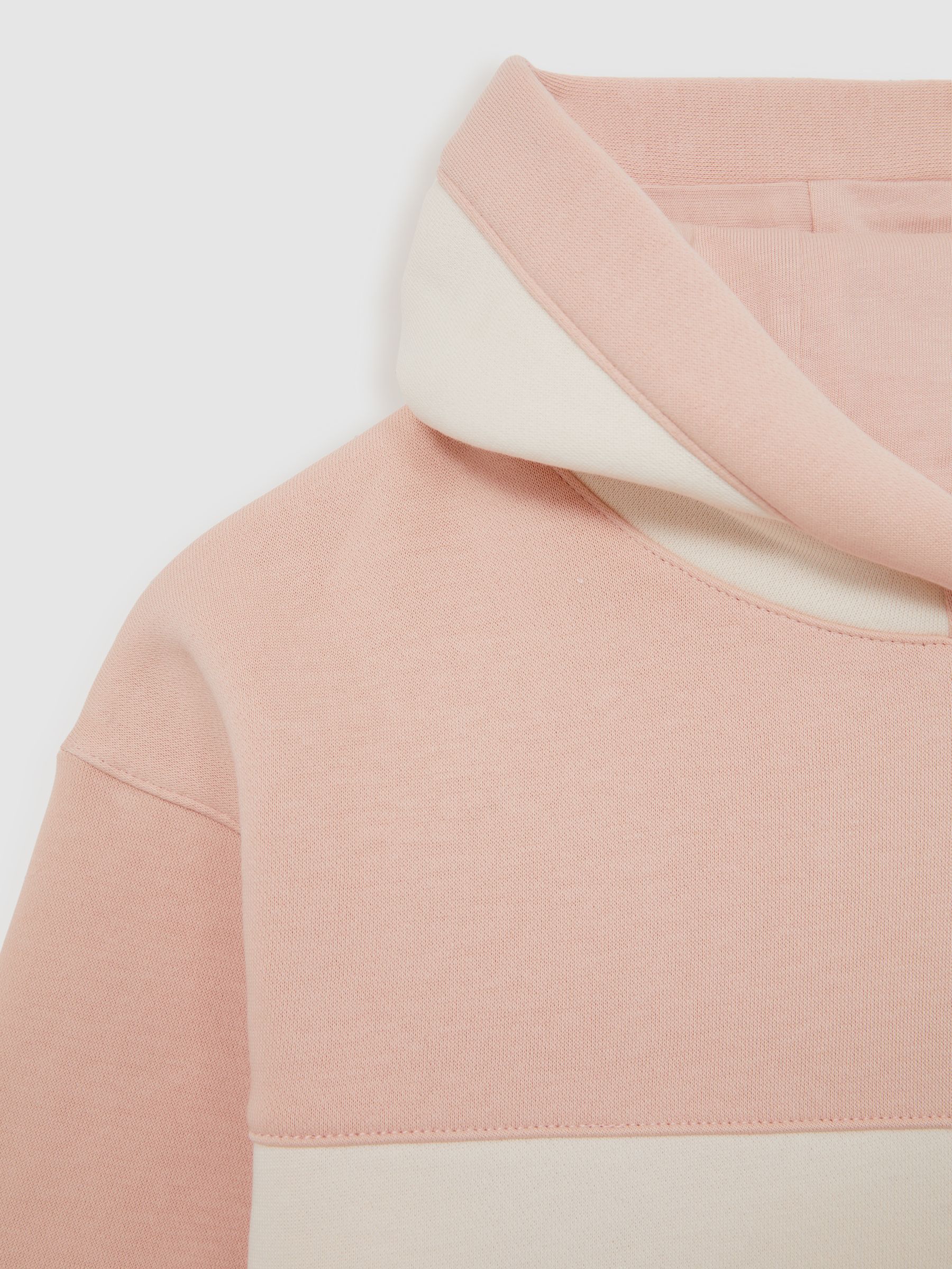 13-14 yrs Colour-Block Hoodie And Joggers Set in Pink - Image 5 of 5