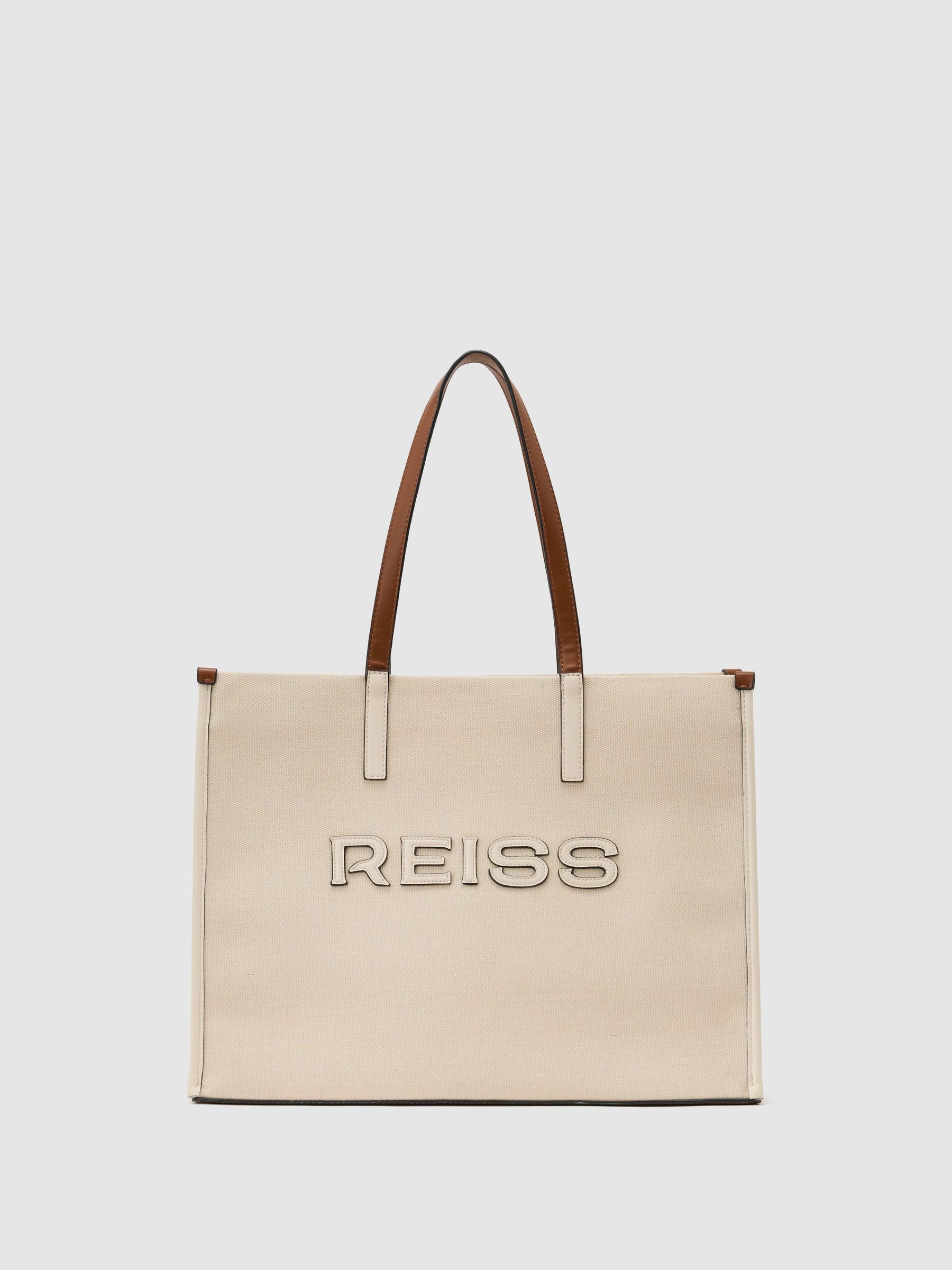 Canvas Logo Tote Bag in Natural - image 1