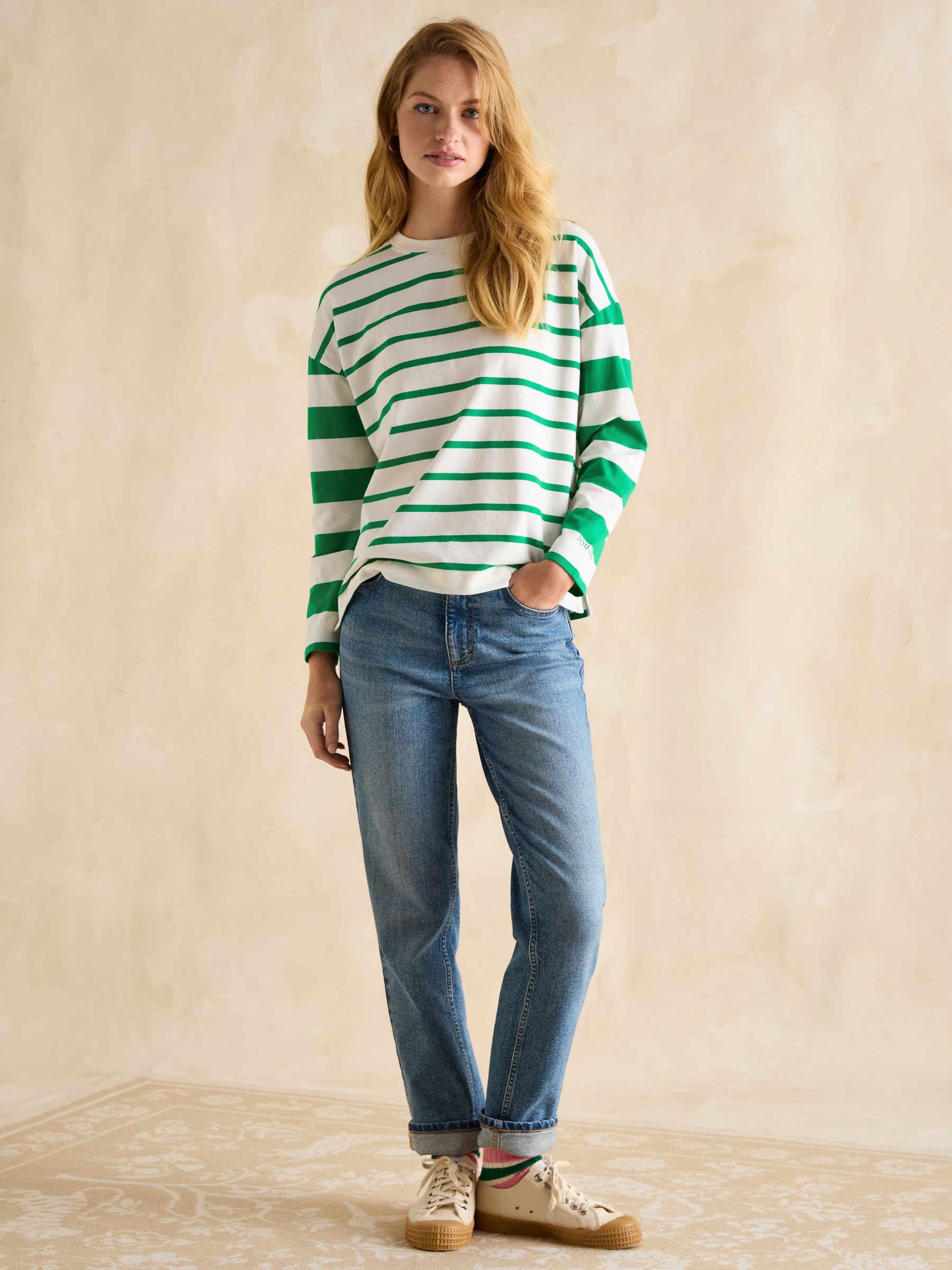 Ellie 2 Pack Black/Green Long Sleeve Jersey Tops - Image 11 of 13
