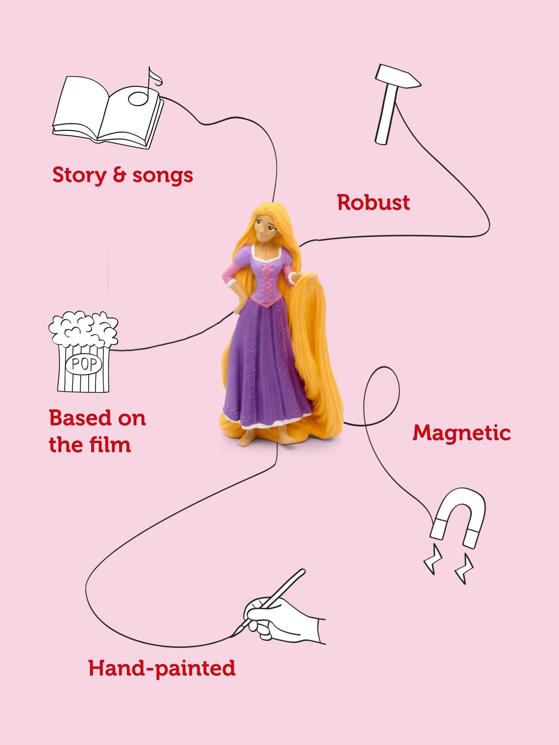 Tonies Disney Tangled Tonie Audio Character - Image 3 of 6