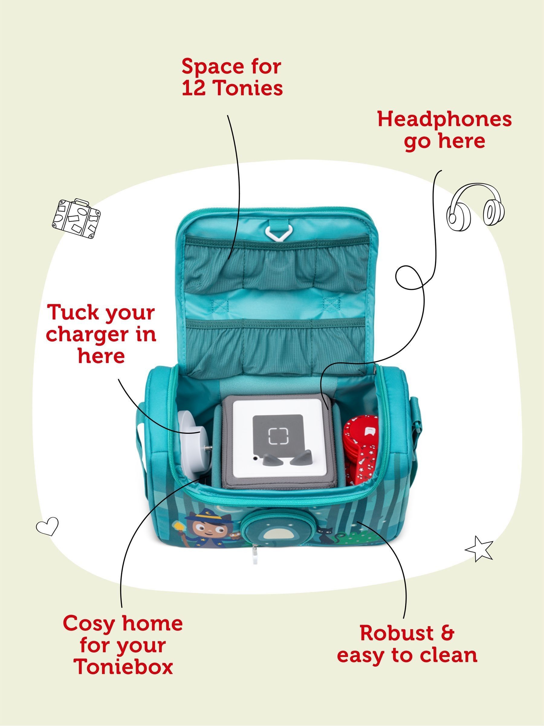 Tonies Listen and Play Bag Enchanted Enchanted - Image 5 of 5