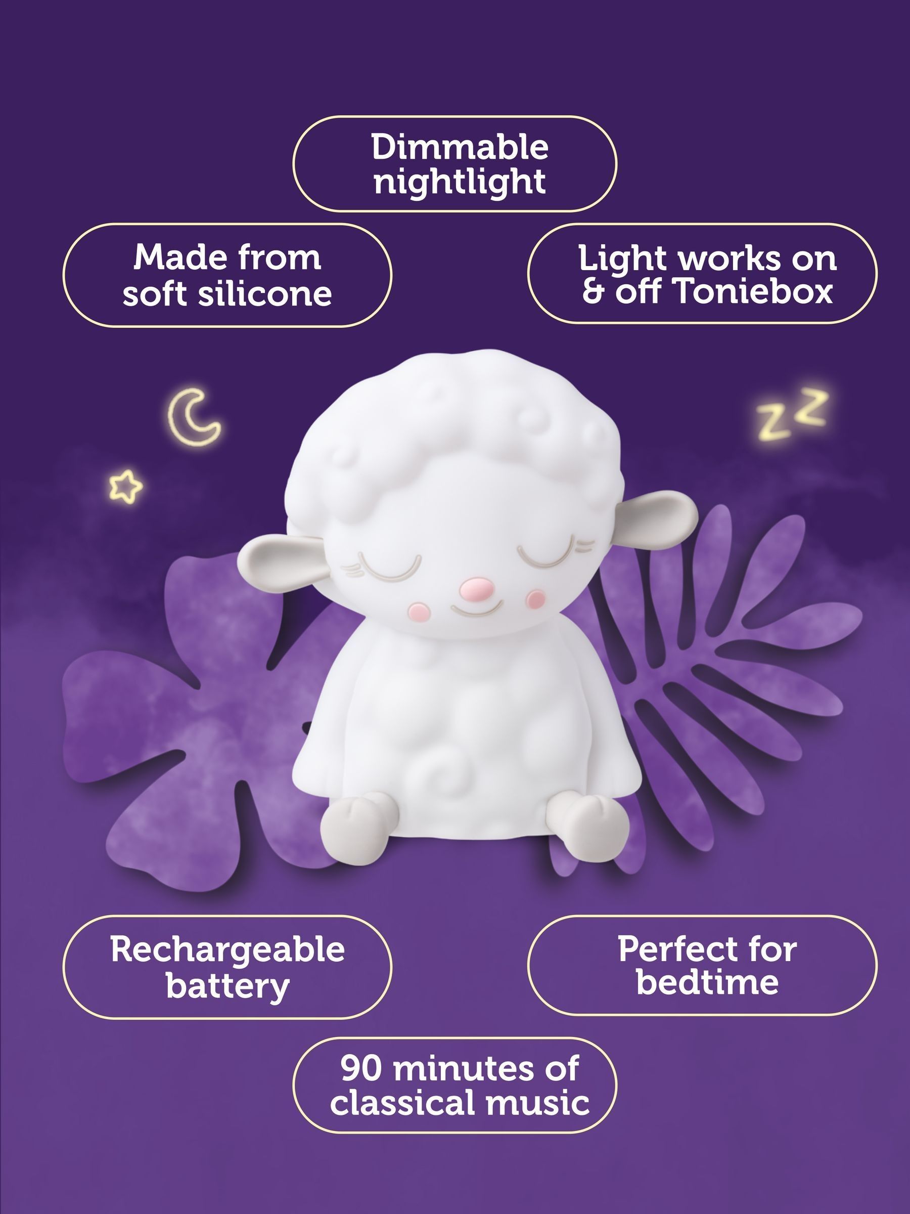 Tonies Sleepy Friends Night Light Tonie Audio Character - Image 3 of 3 Tonies Sleepy Friends Night Light Tonie Audio Character - Image 3 of 3