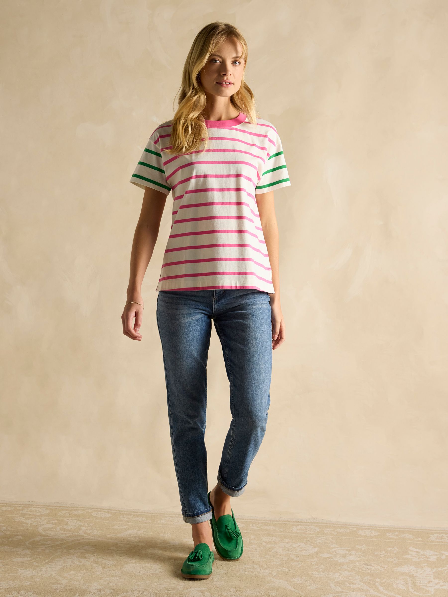 Ellie 2 Pack Multi Short Sleeve Jersey Tops - Image 8 of 9