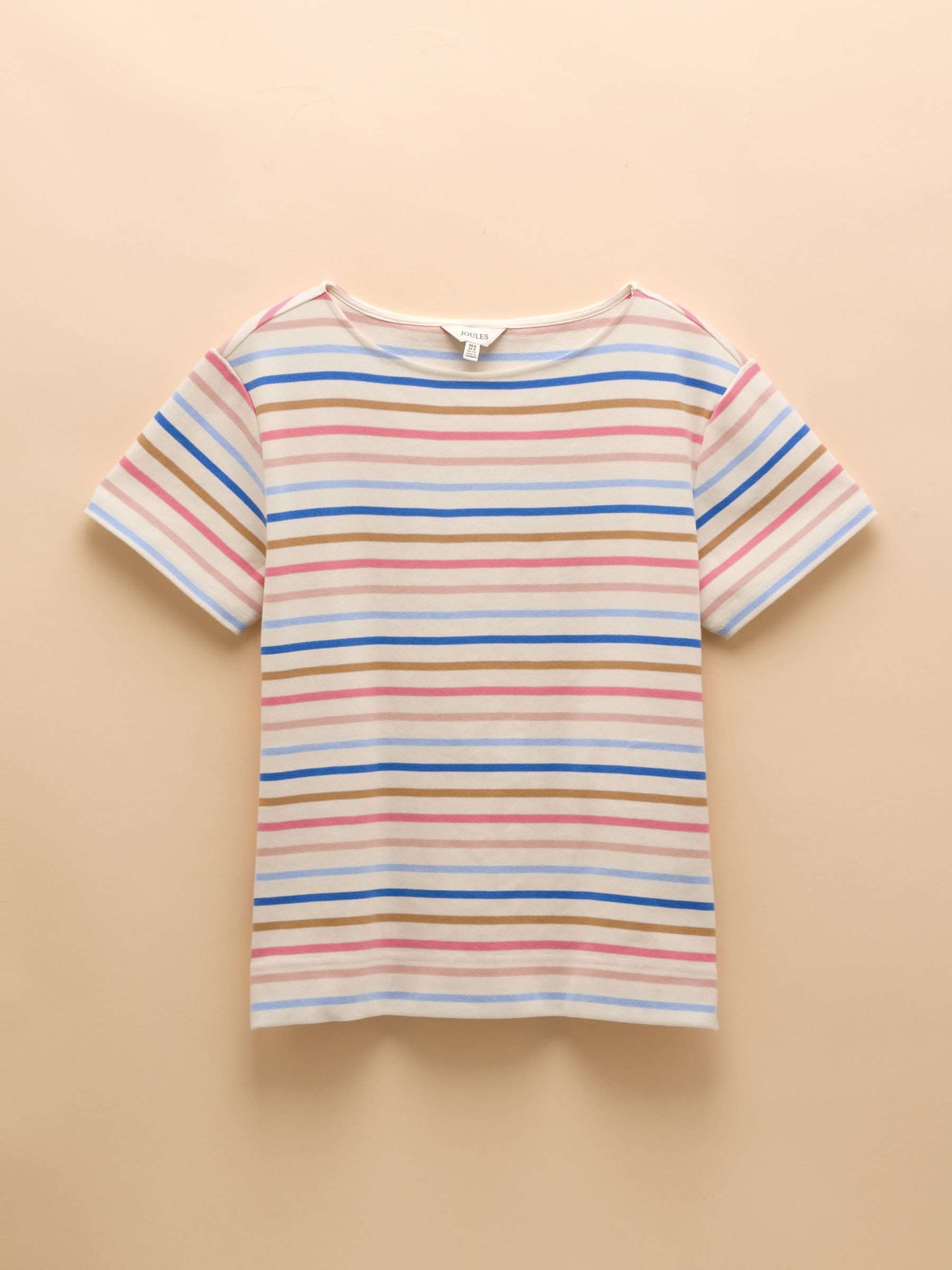 Harbour Multi Short Sleeve Boat Neck Breton Top - Image 7 of 9