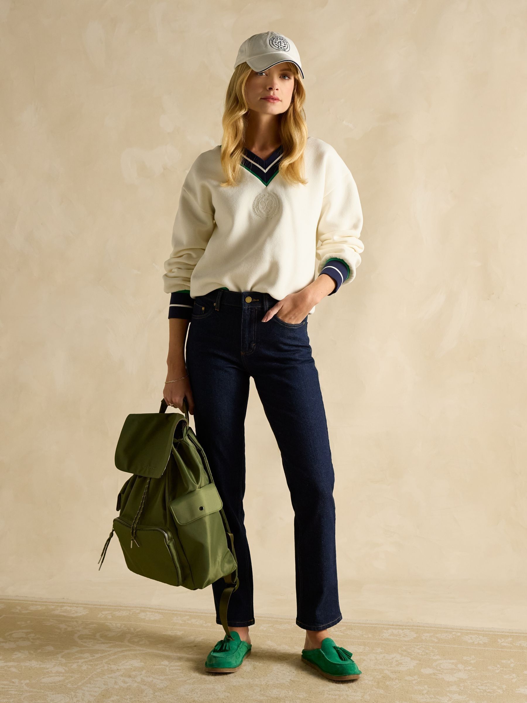 Denim Straight Fit Mid Rise Jeans - Image 3 of 7
