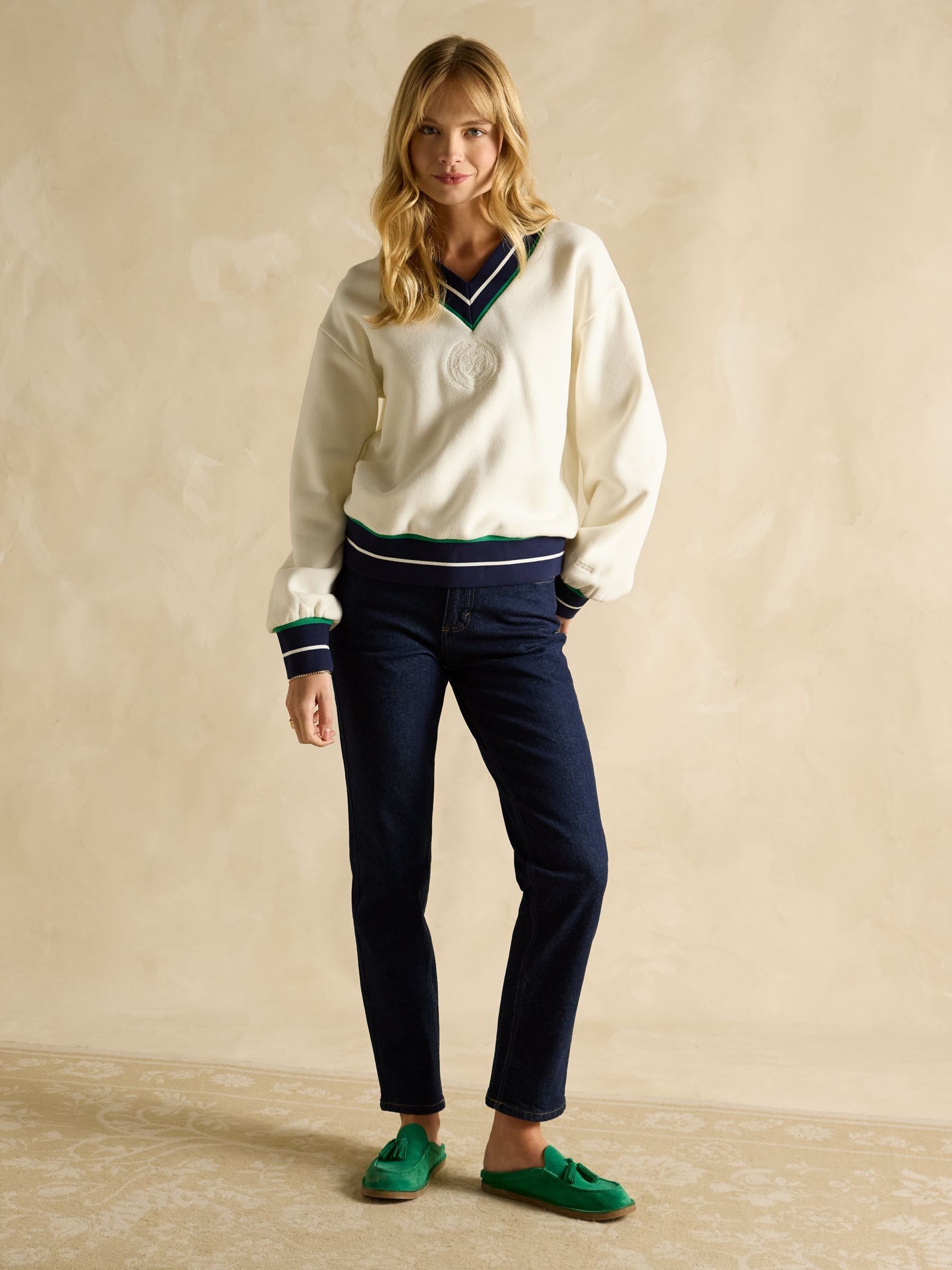 Denim Straight Fit Mid Rise Jeans - Image 6 of 7