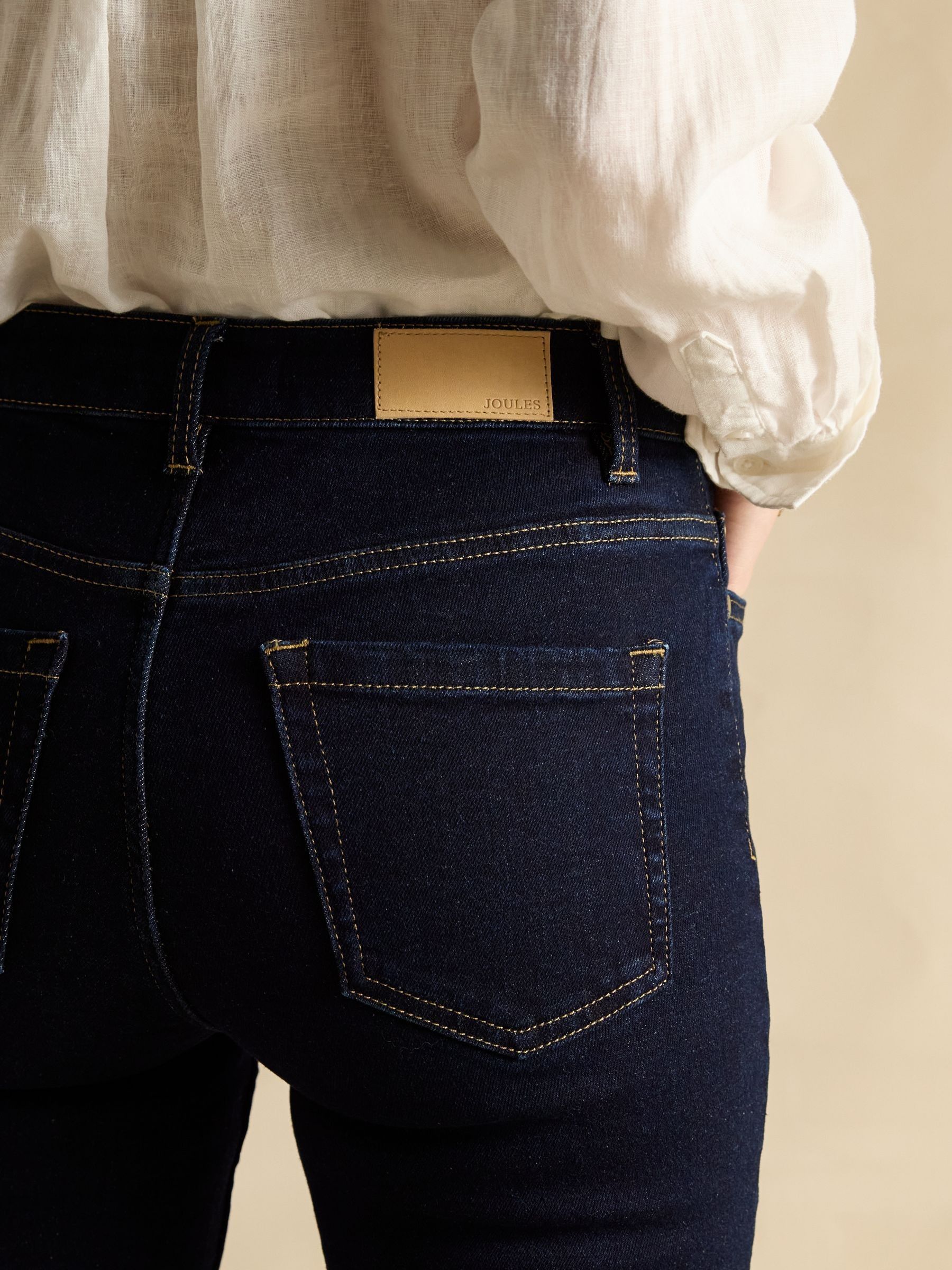Denim Dark Wash Skinny Fit Mid Rise Jeans - Image 5 of 7