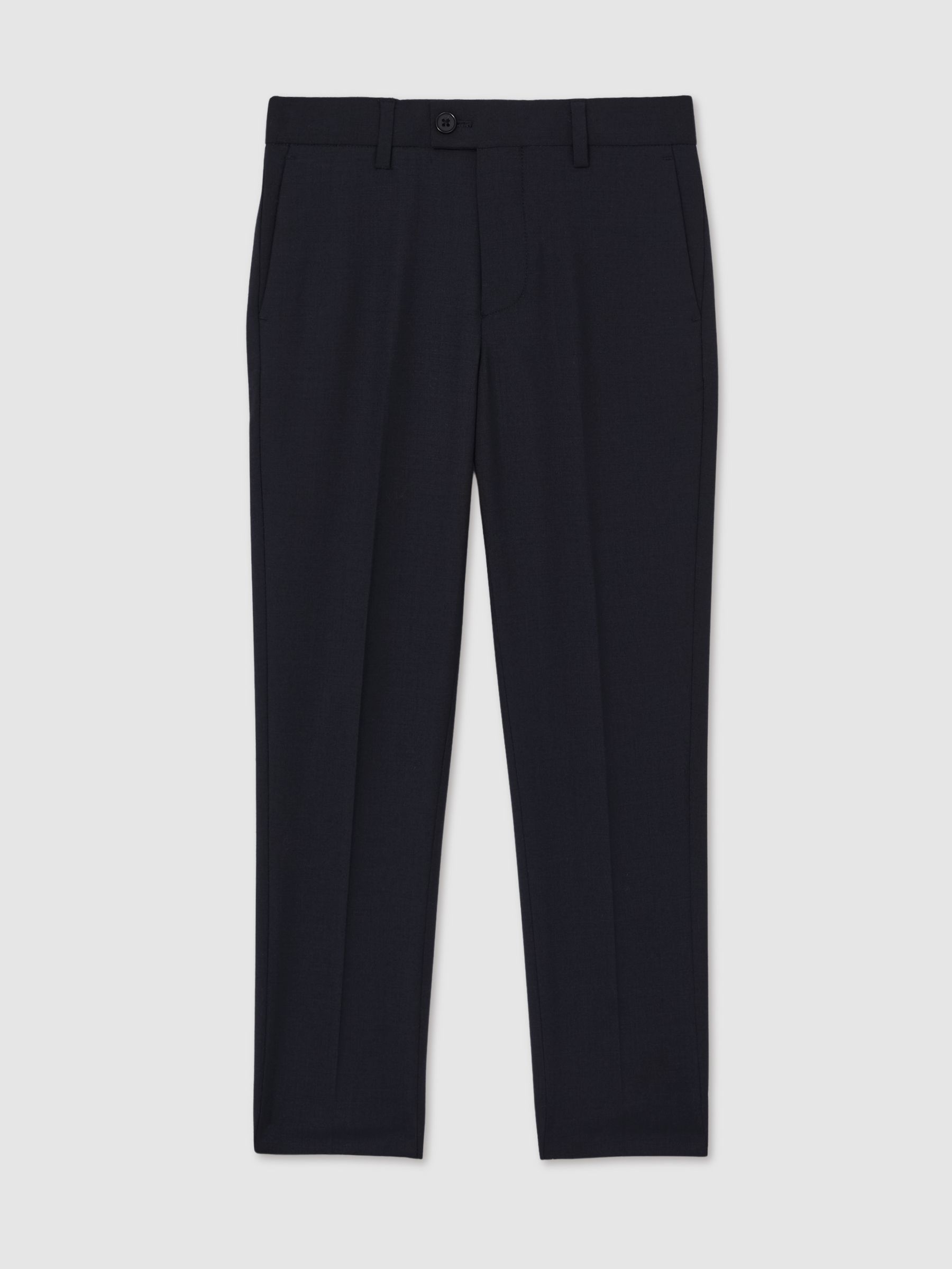 3-9 yrs Wool-Blend Suit Trousers in Navy - Image 2 of 5