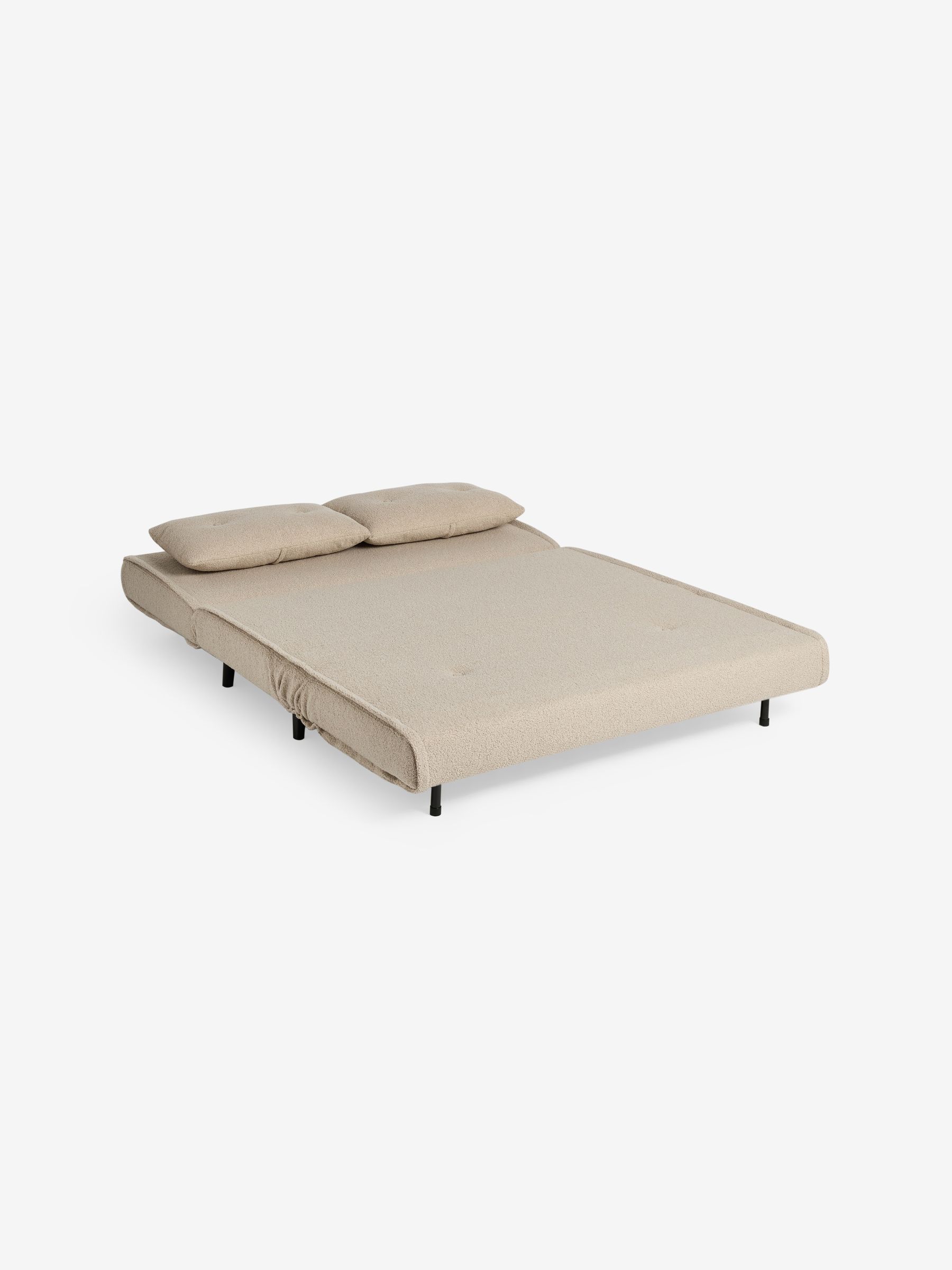 Large Haru 2 Seater Sofa Bed in Mink Brown - Image 5 of 7