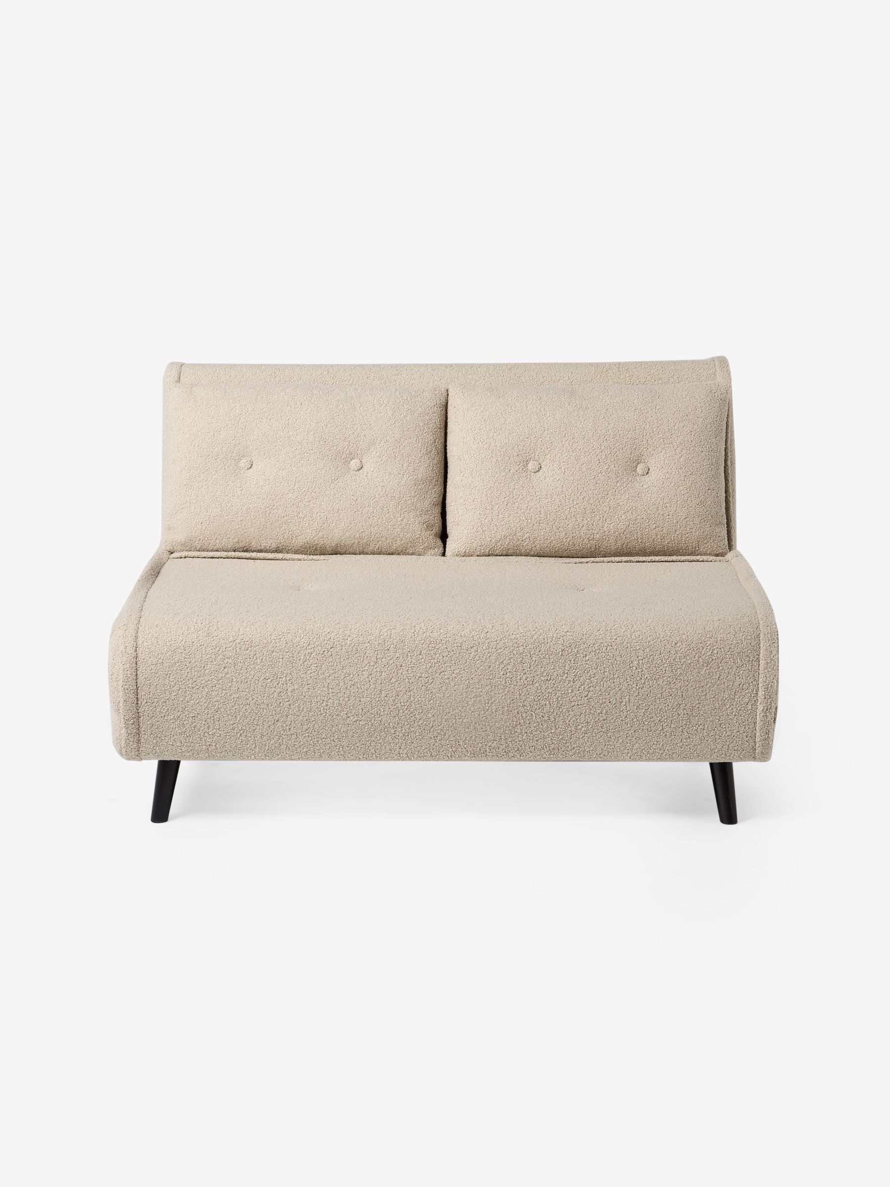Regular Haru 2 Seater Sofa Bed in Mink Brown - Image 5 of 7