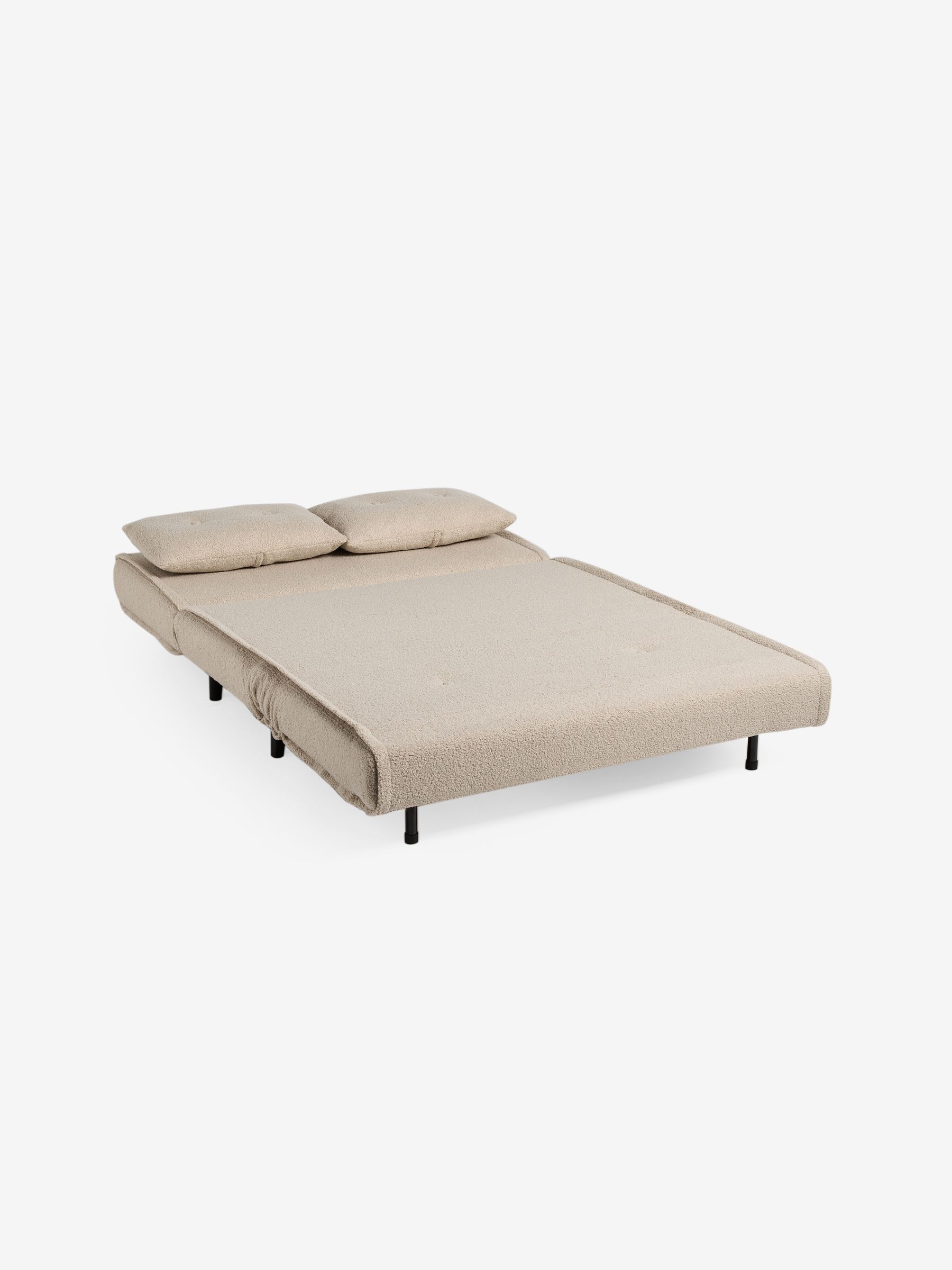 Regular Haru 2 Seater Sofa Bed in Mink Brown - Image 6 of 7