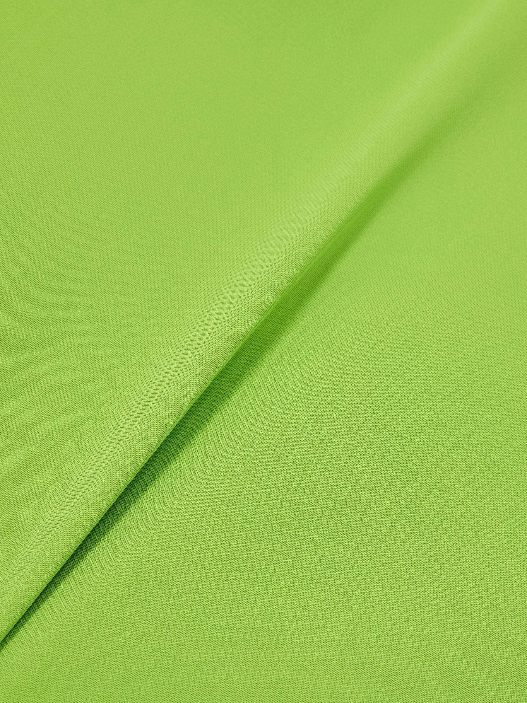 Asymmetric Ruched Mini Dress in Green - Image 6 of 6