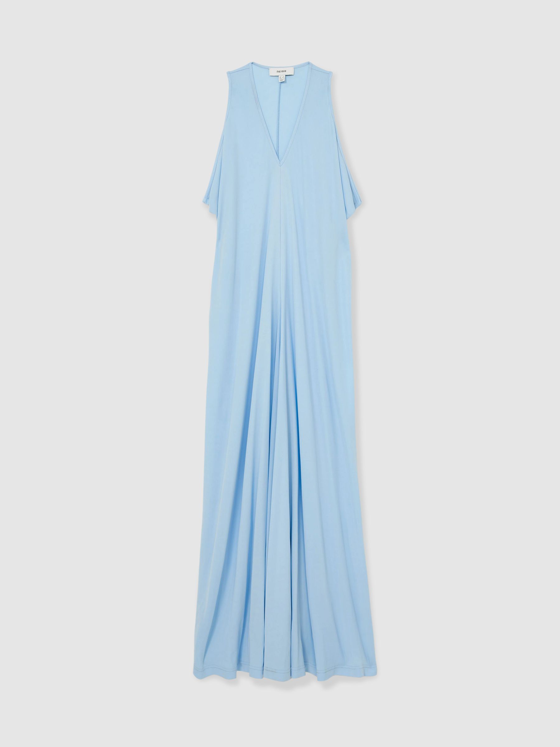 Jersey Maxi Dress in Blue - Image 2 of 7