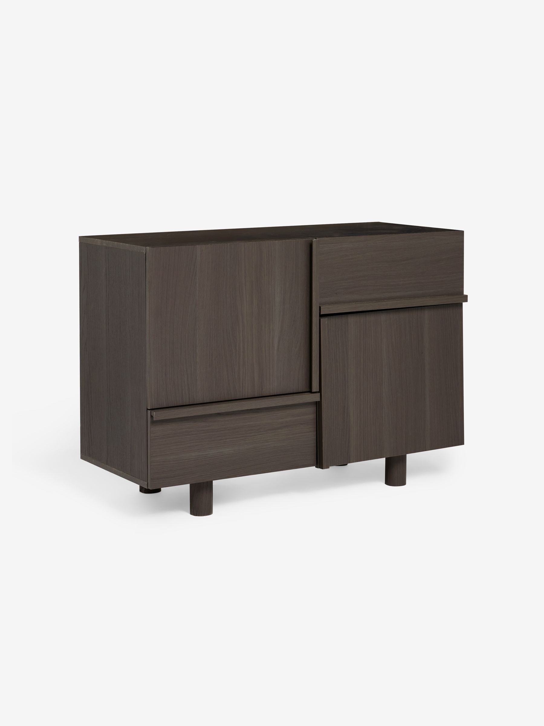 Ascott Small Sideboard in Dark Wood Effect - Image 5 of 6