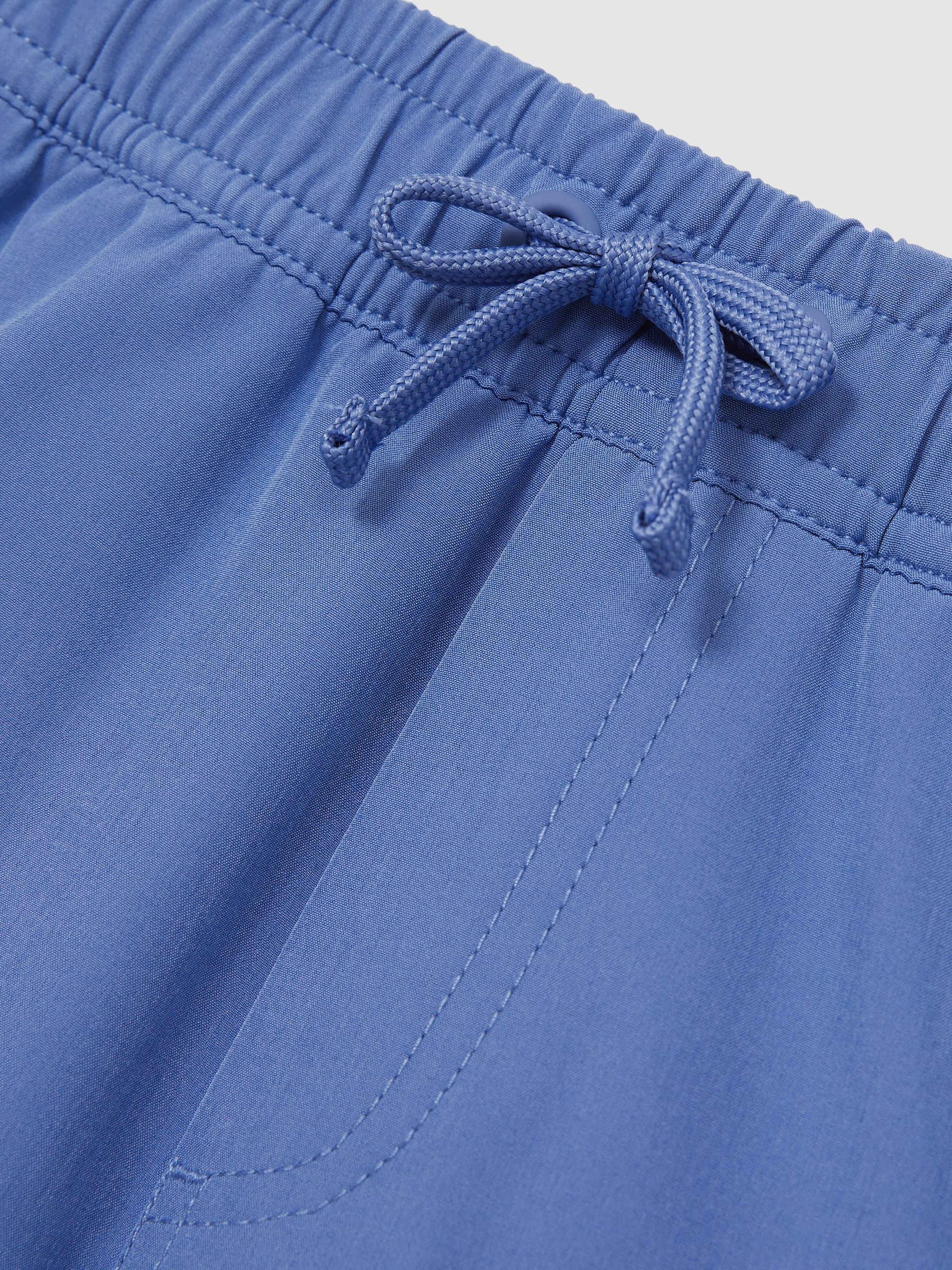 9-13 yrs Drawstring Swim Shorts in French Blue - Image 4 of 4