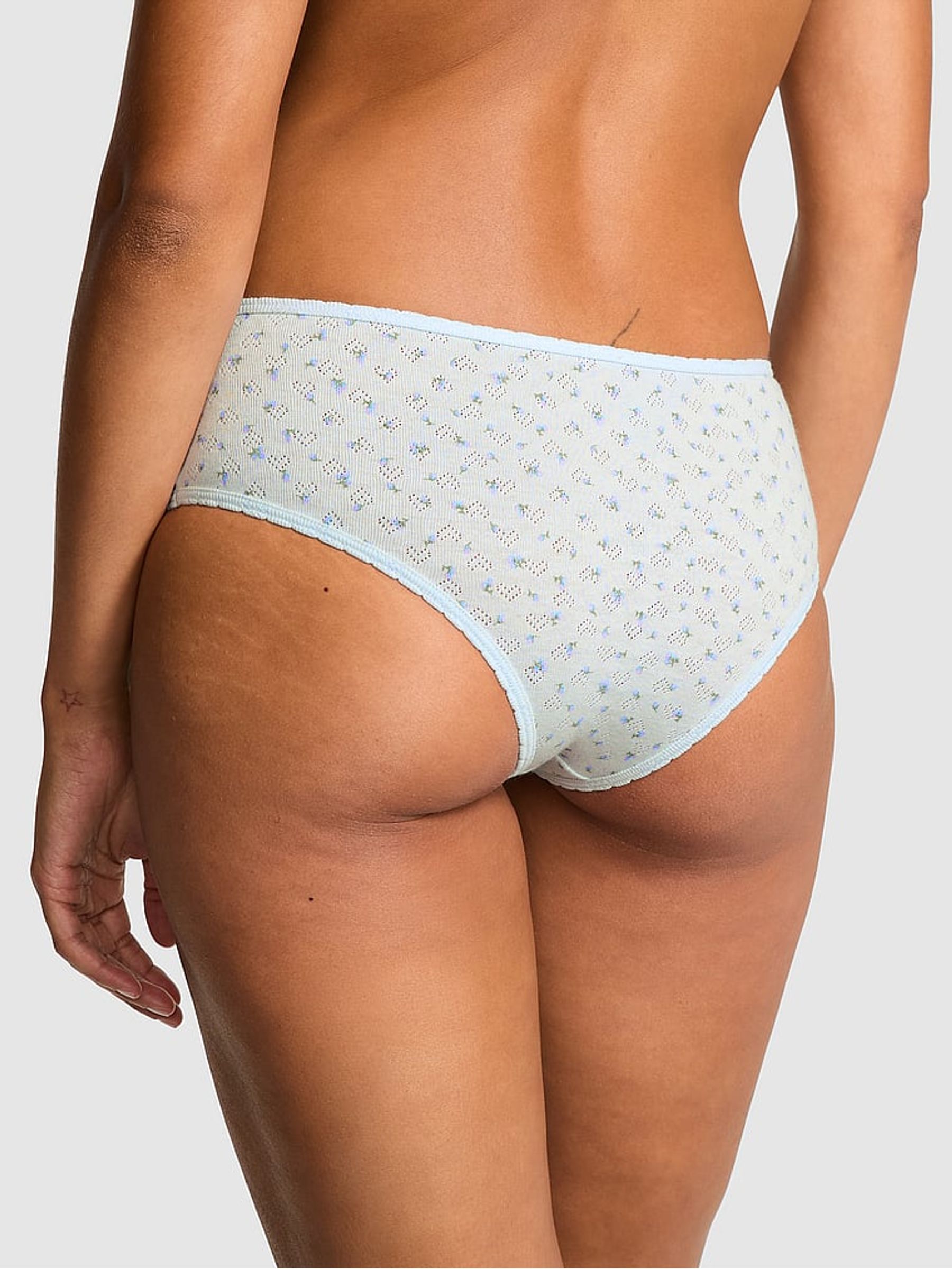 Bliss Blue Cheeky Cotton Knickers - Image 2 of 3