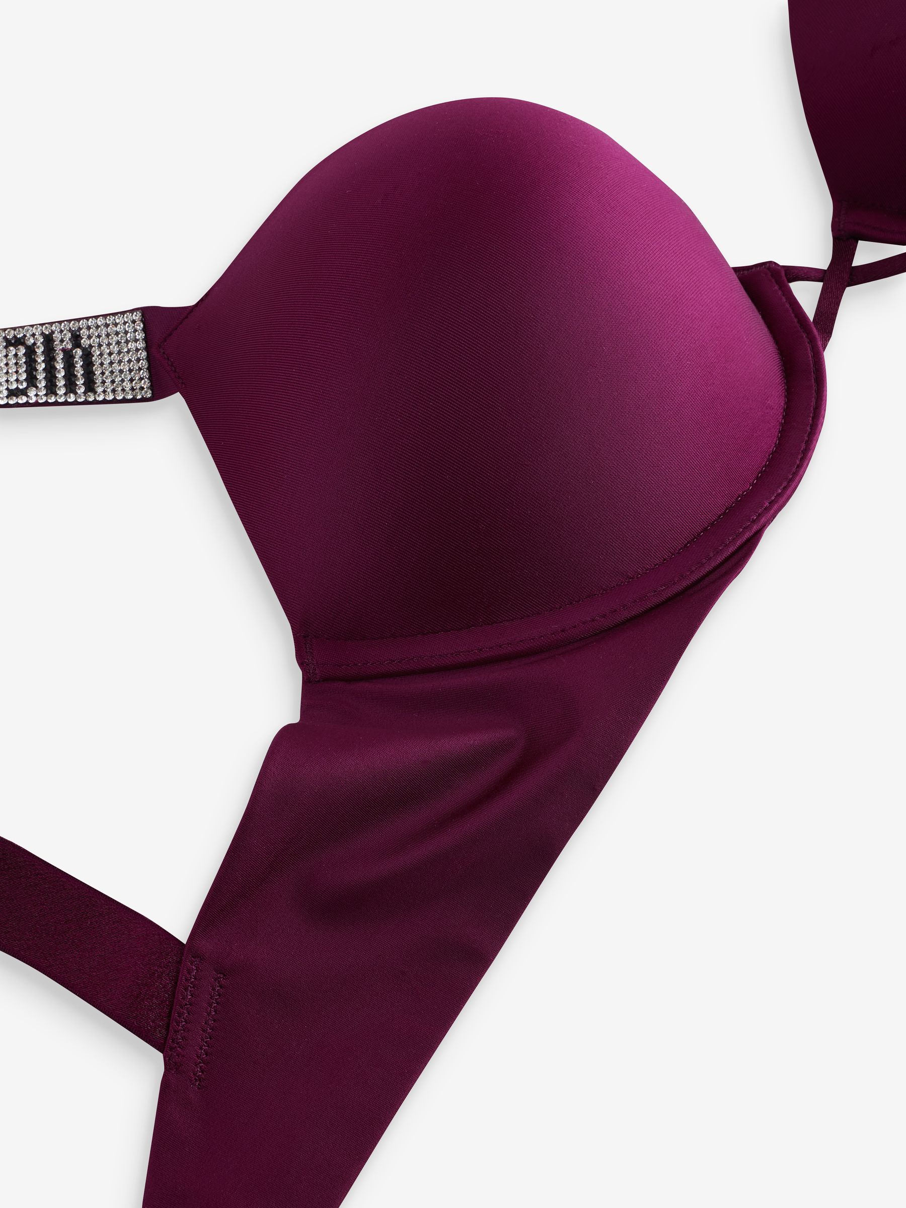 Kir Red Add 2 Cups Push Up Bombshell Shine Strap Bra - Image 2 of 3