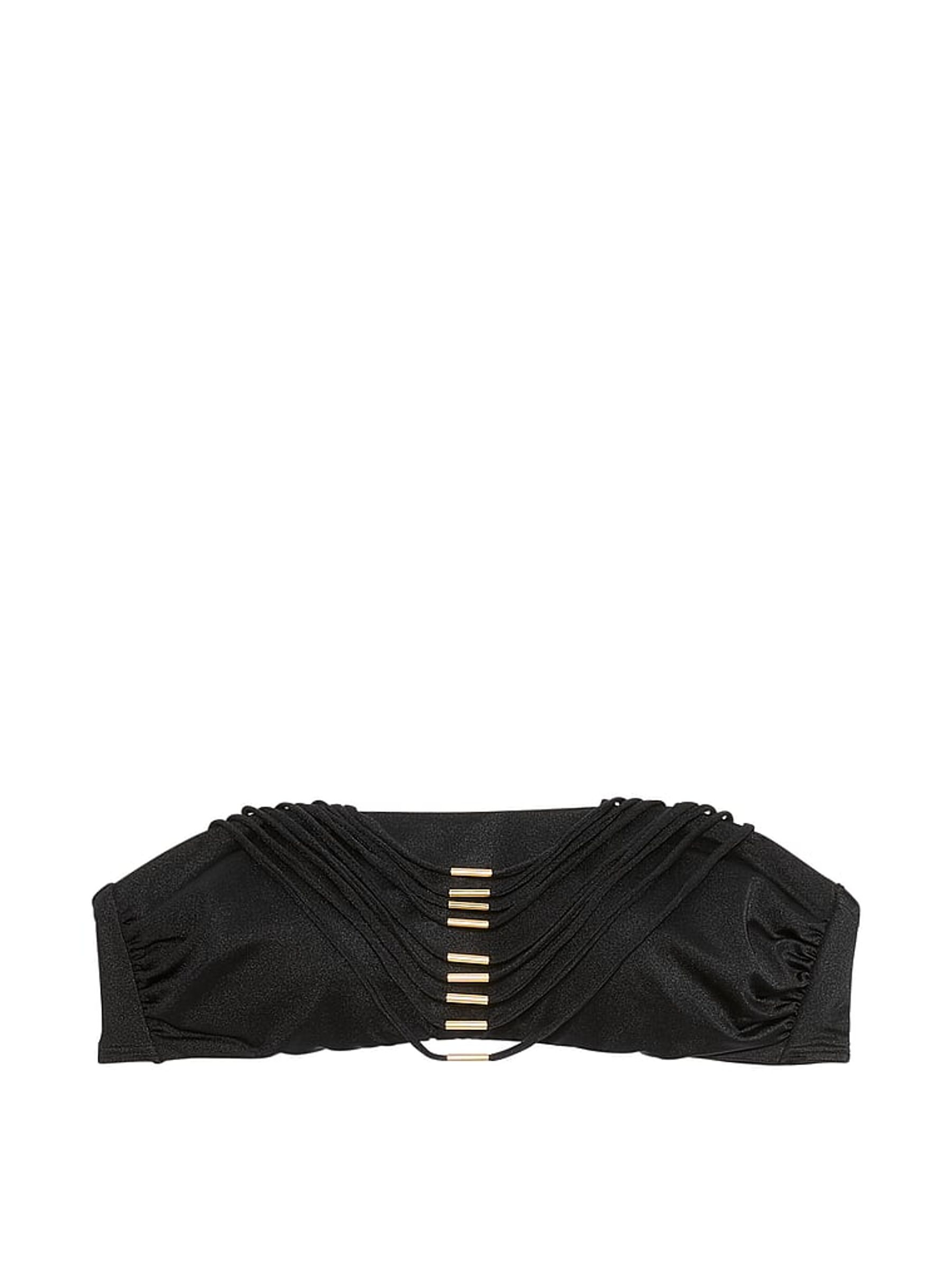 Black Bandeau Archive Bikini Top - Image 4 of 4