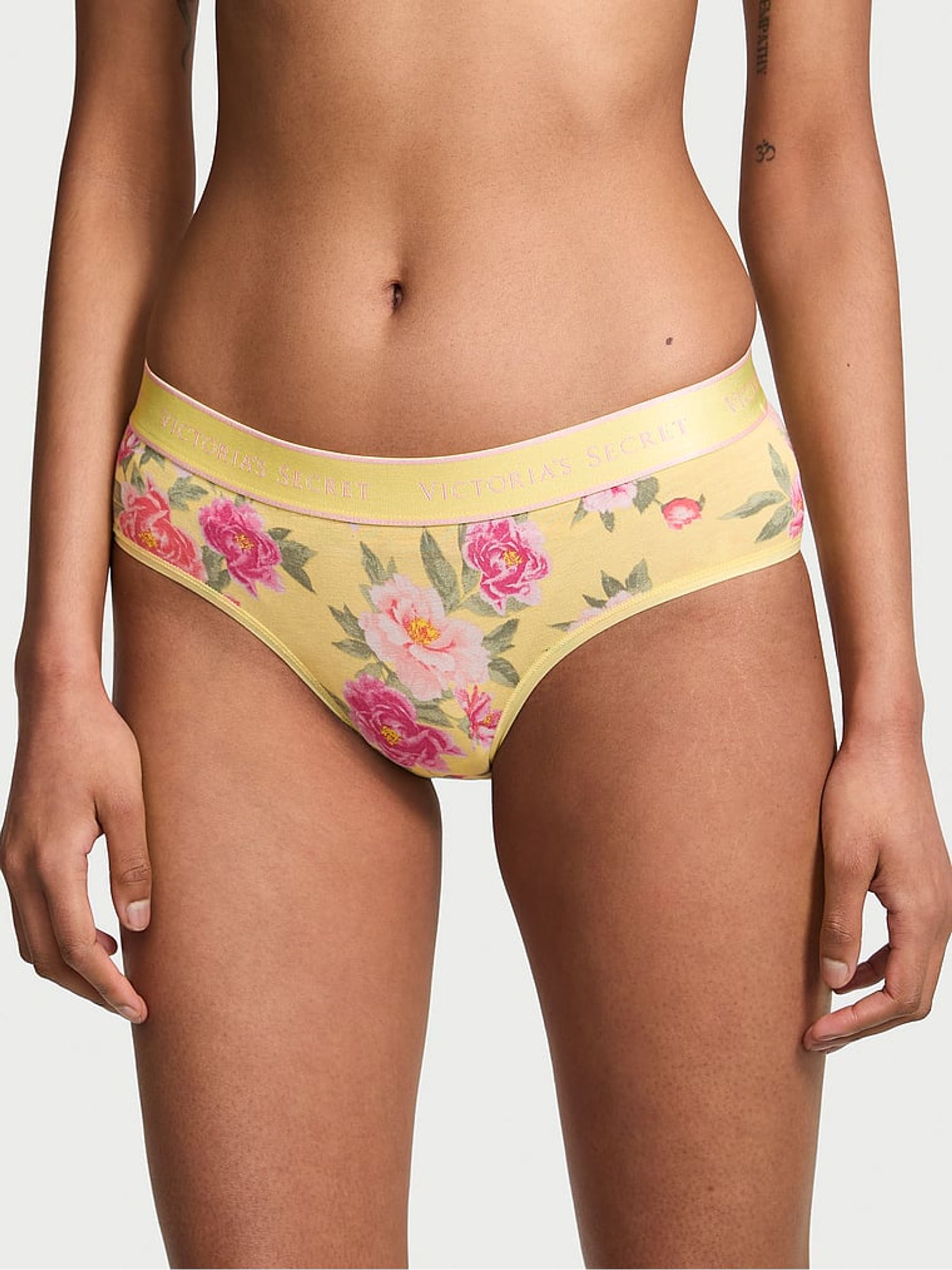 Yellow Floral Hipster Knickers - Image 1 of 3