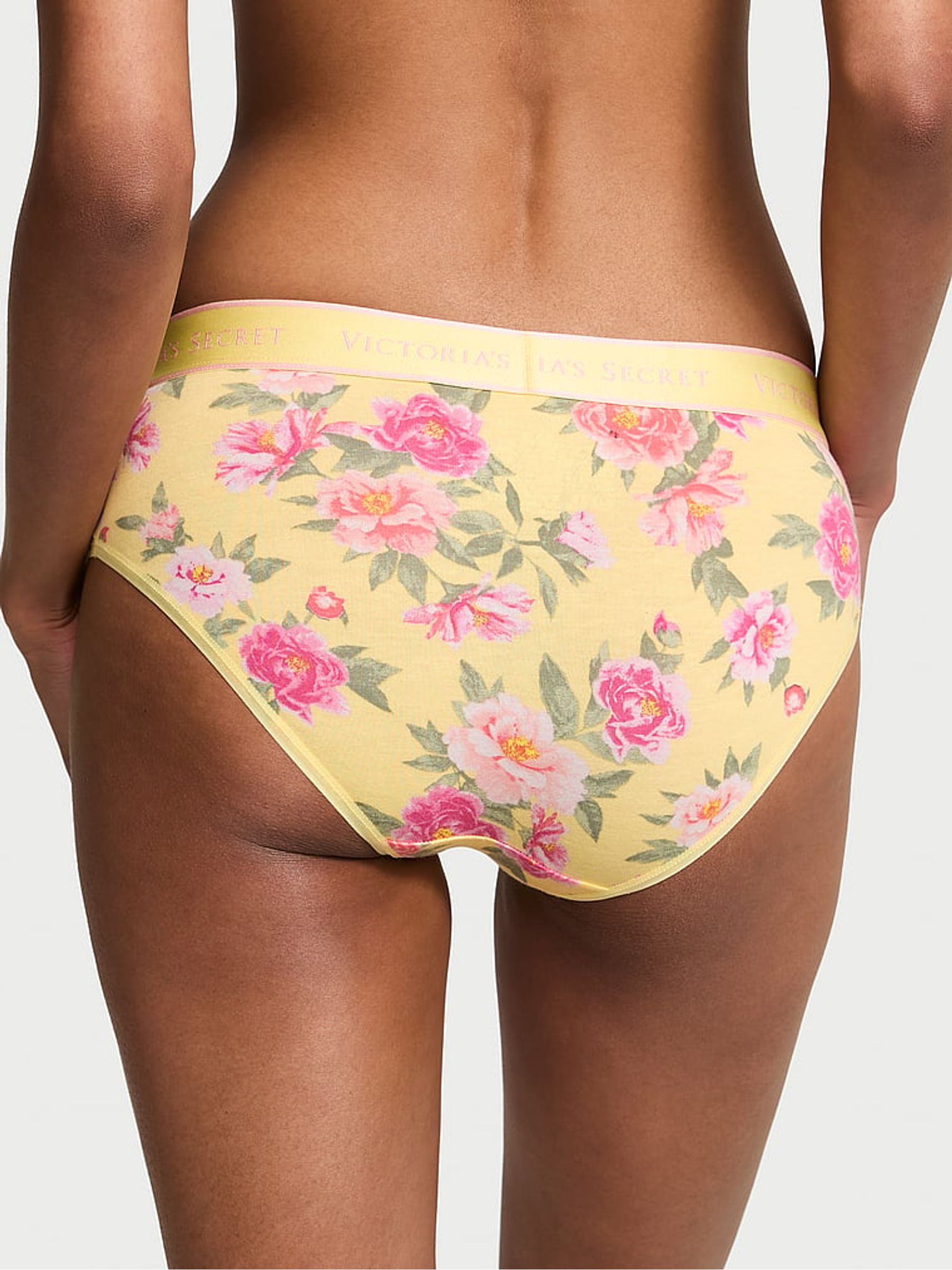 Yellow Floral Hipster Knickers - Image 2 of 3