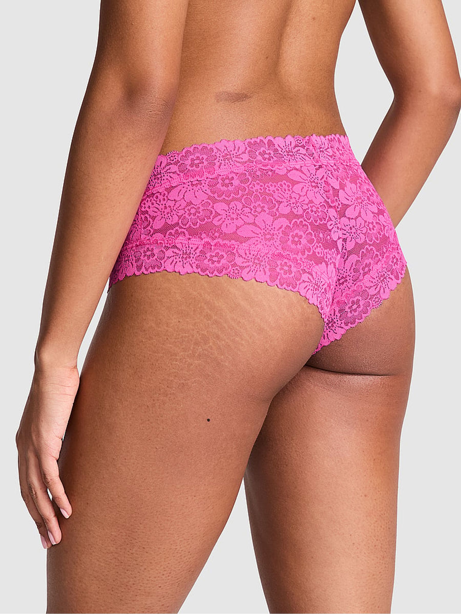 Pink Gossip Cheeky Floral Lace Knickers - Image 2 of 2