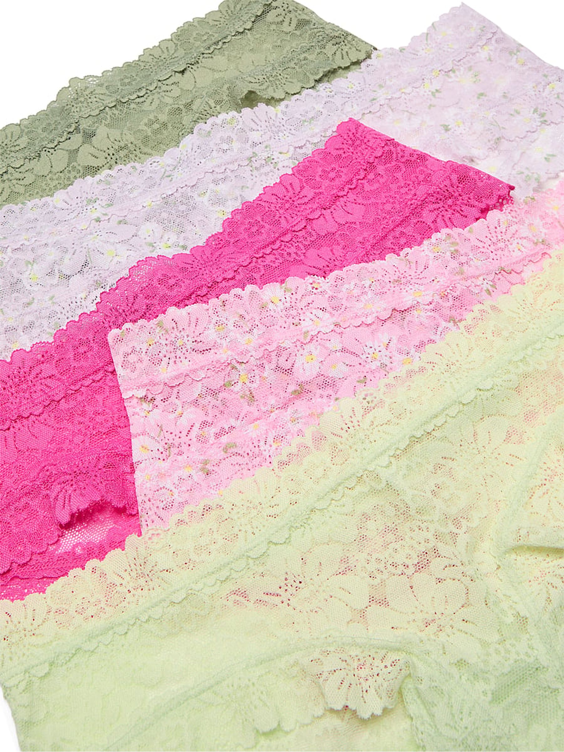 Green/Pink/Purple/Green Cheeky 5 Pack Knickers - Image 2 of 4