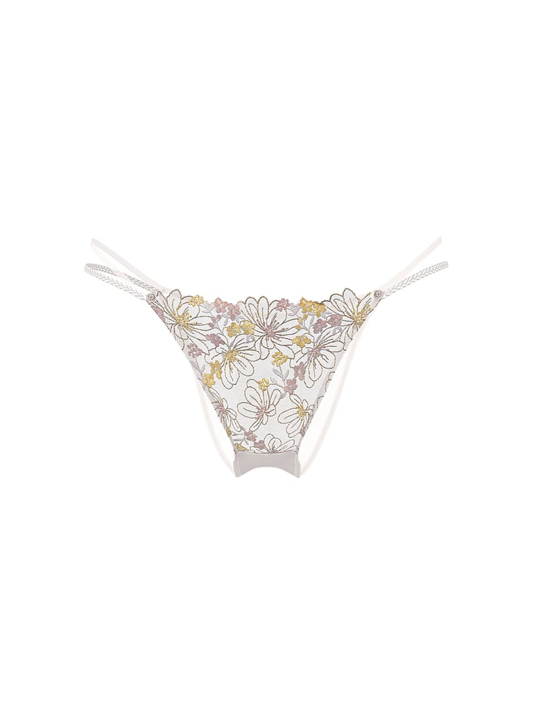 Bloom Blue Brazilian Wildflower Embroidery Knickers - Image 3 of 3