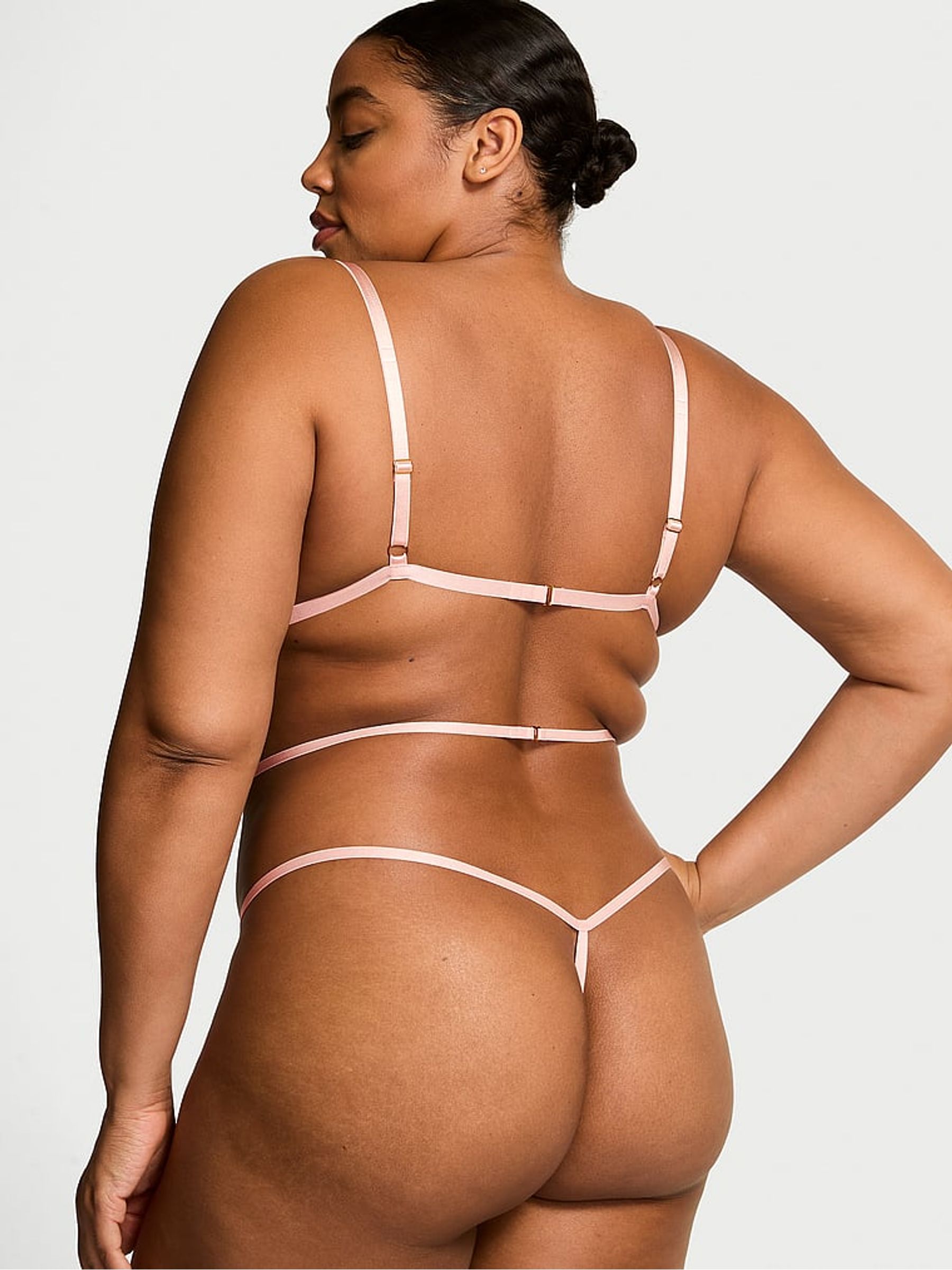 Purest Pink Lace Bodysuit - Image 2 of 4