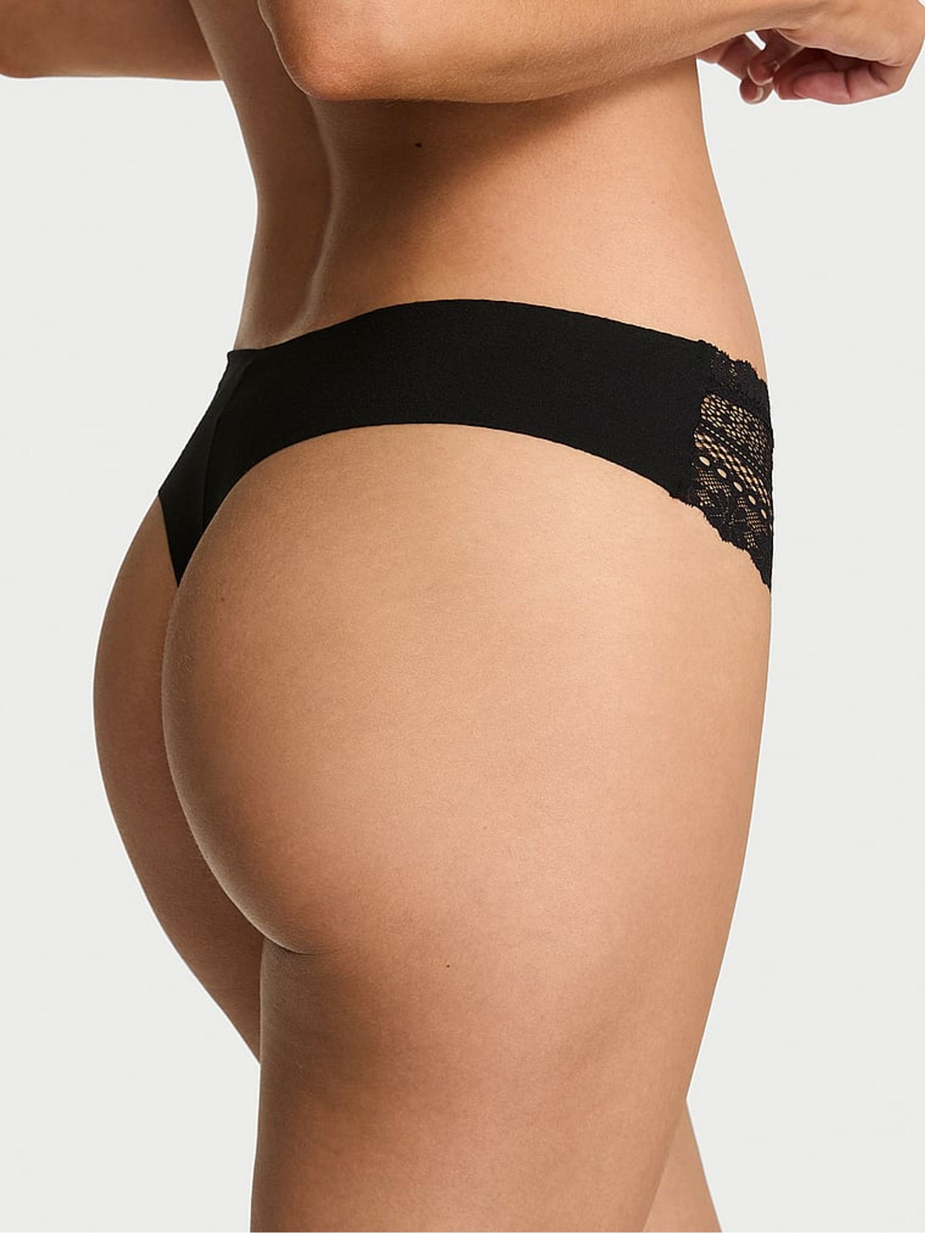 Black Thong Knickers - Image 2 of 3