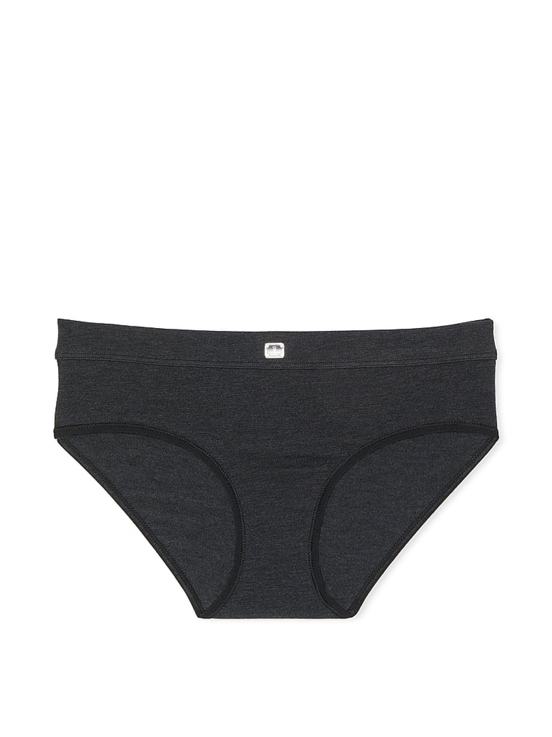 Black Heather Hipster Cotton Logo Knickers - Image 3 of 3