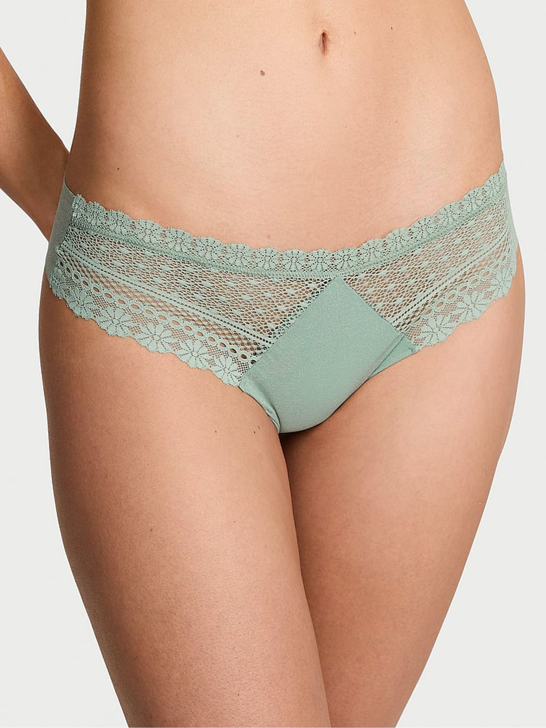 Seasalt Green Thong Knickers - Image 1 of 3