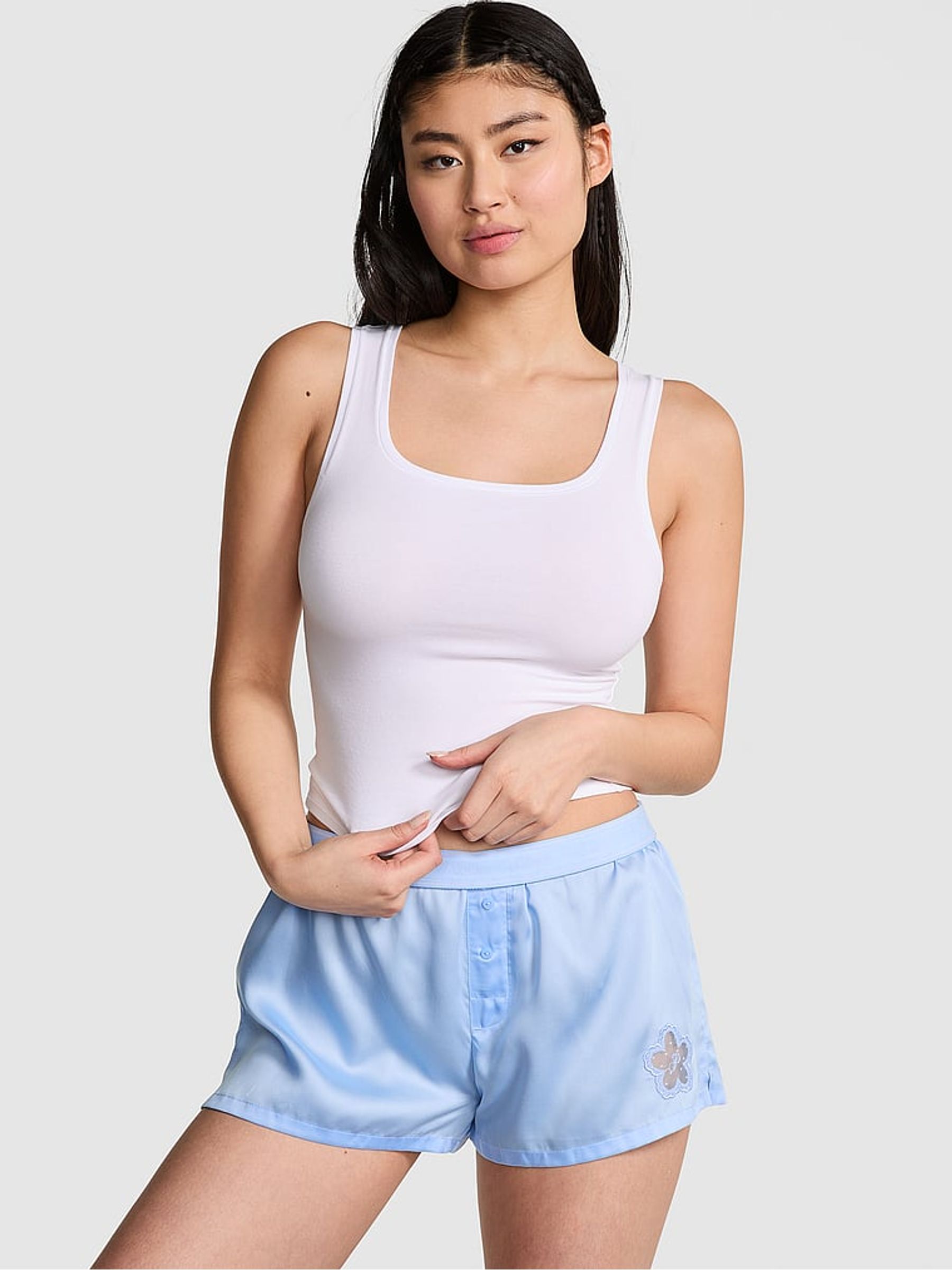 Blue Dancer Short TENCEL™ Pyjama Bottoms - Image 1 of 2