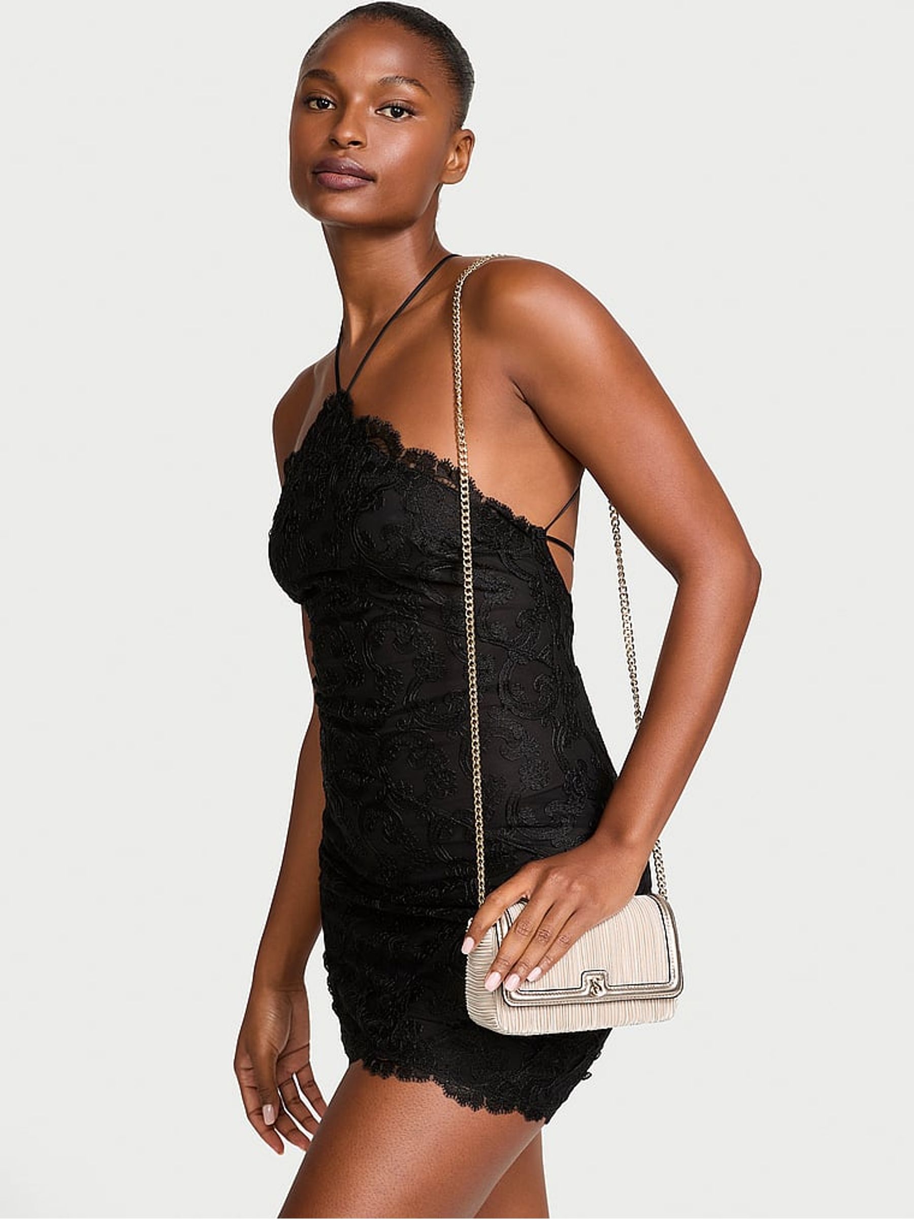 Gold Champagne Crossbody Bag - Image 3 of 4
