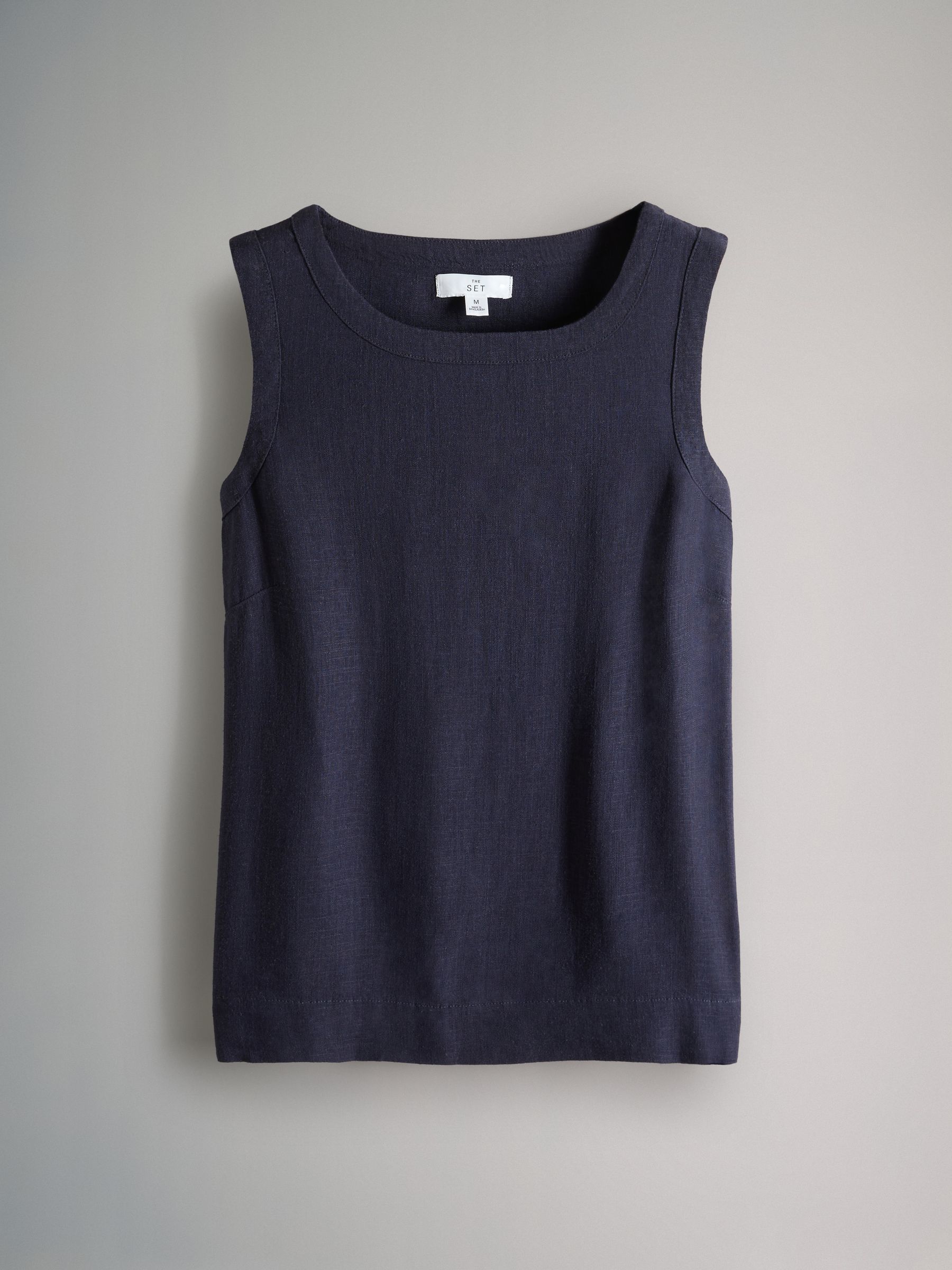 Navy/White/Pink Stripe Swing Tops 3 Pack with Linen - Image 7 of 9