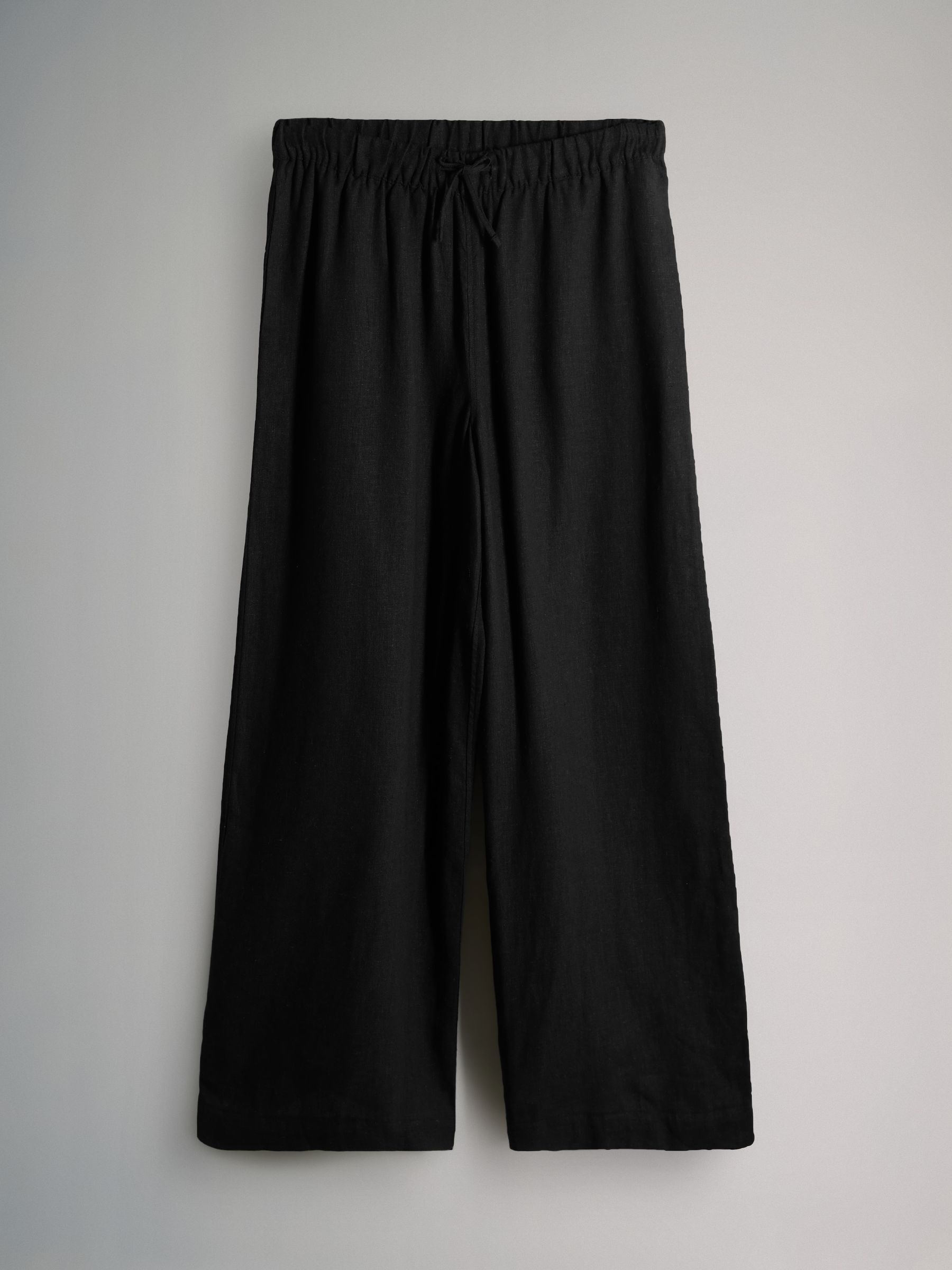 2 Pack Pull On Linen Blend Wide Leg Trousers - Image 7 of 9
