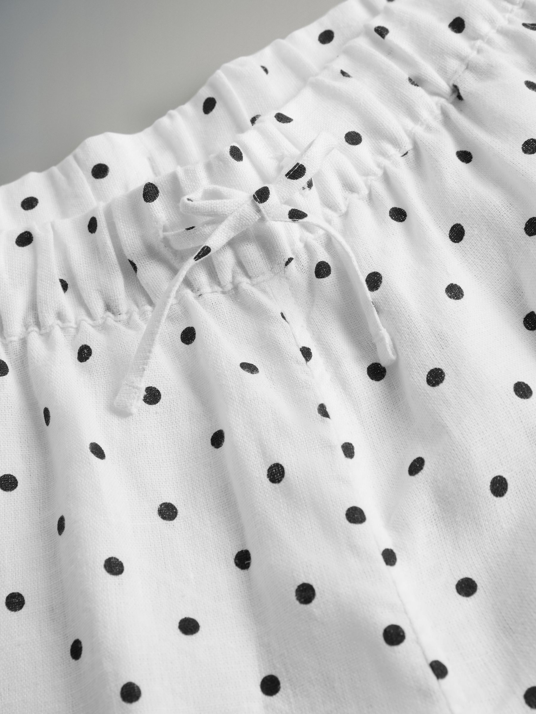 2 Pack Pull On Linen Blend Wide Leg Trousers - Image 8 of 9