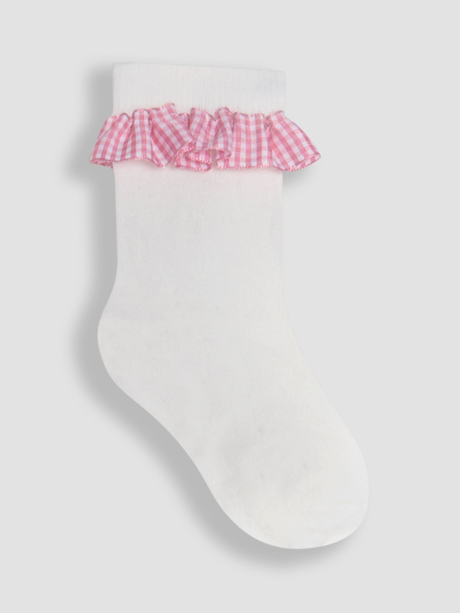 Pink Frilly Socks 3 Pack - Image 4 of 5