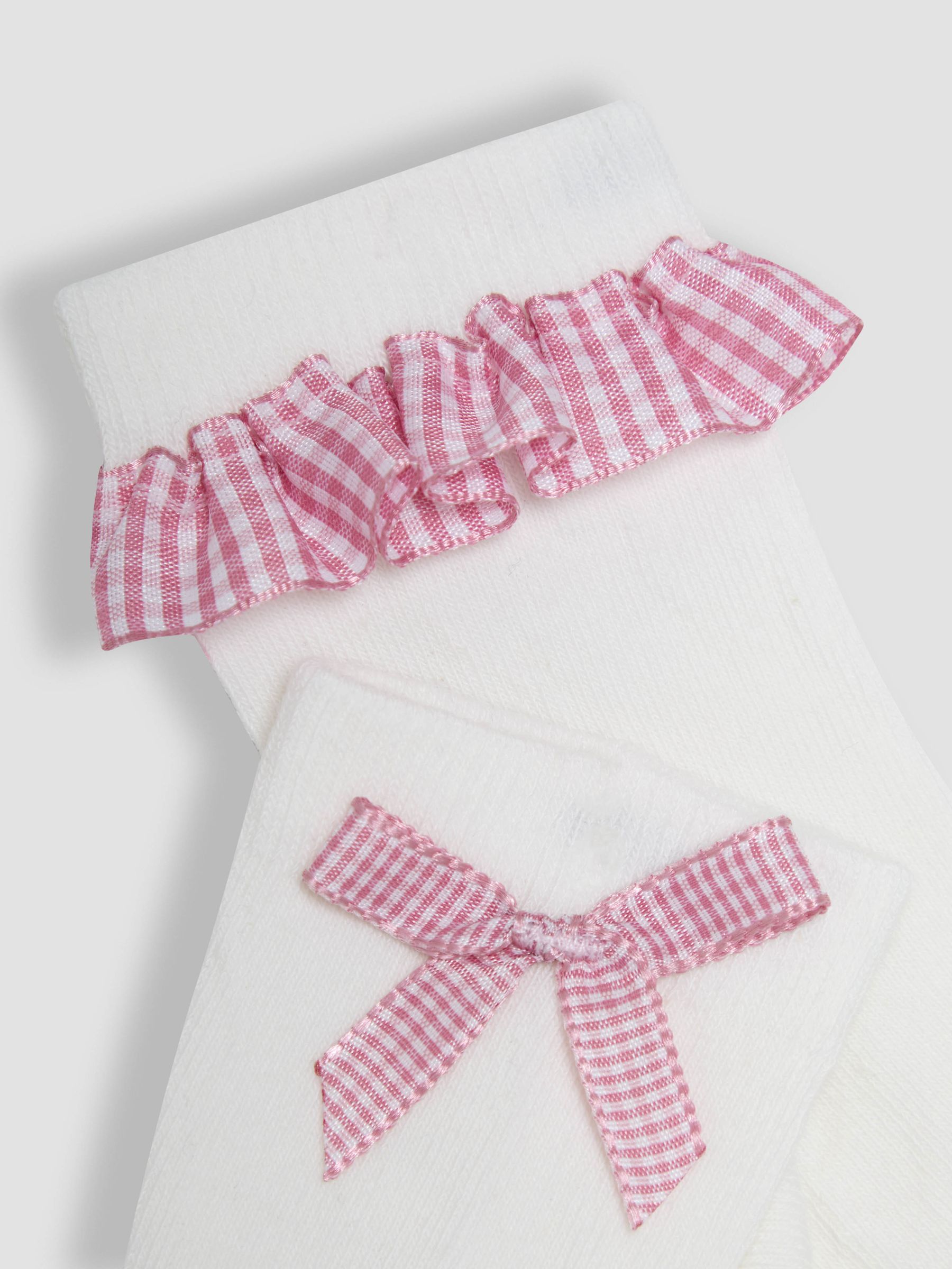 Pink Frilly Socks 3 Pack - Image 5 of 5