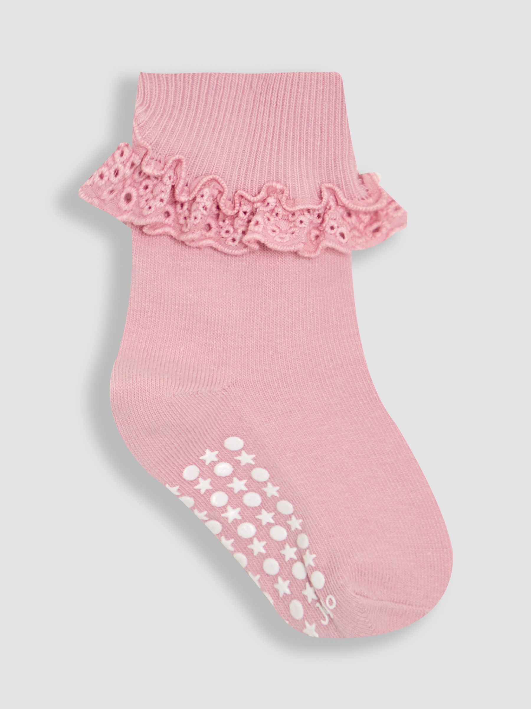 Khaki Frilly Socks 3 Pack - Image 4 of 5