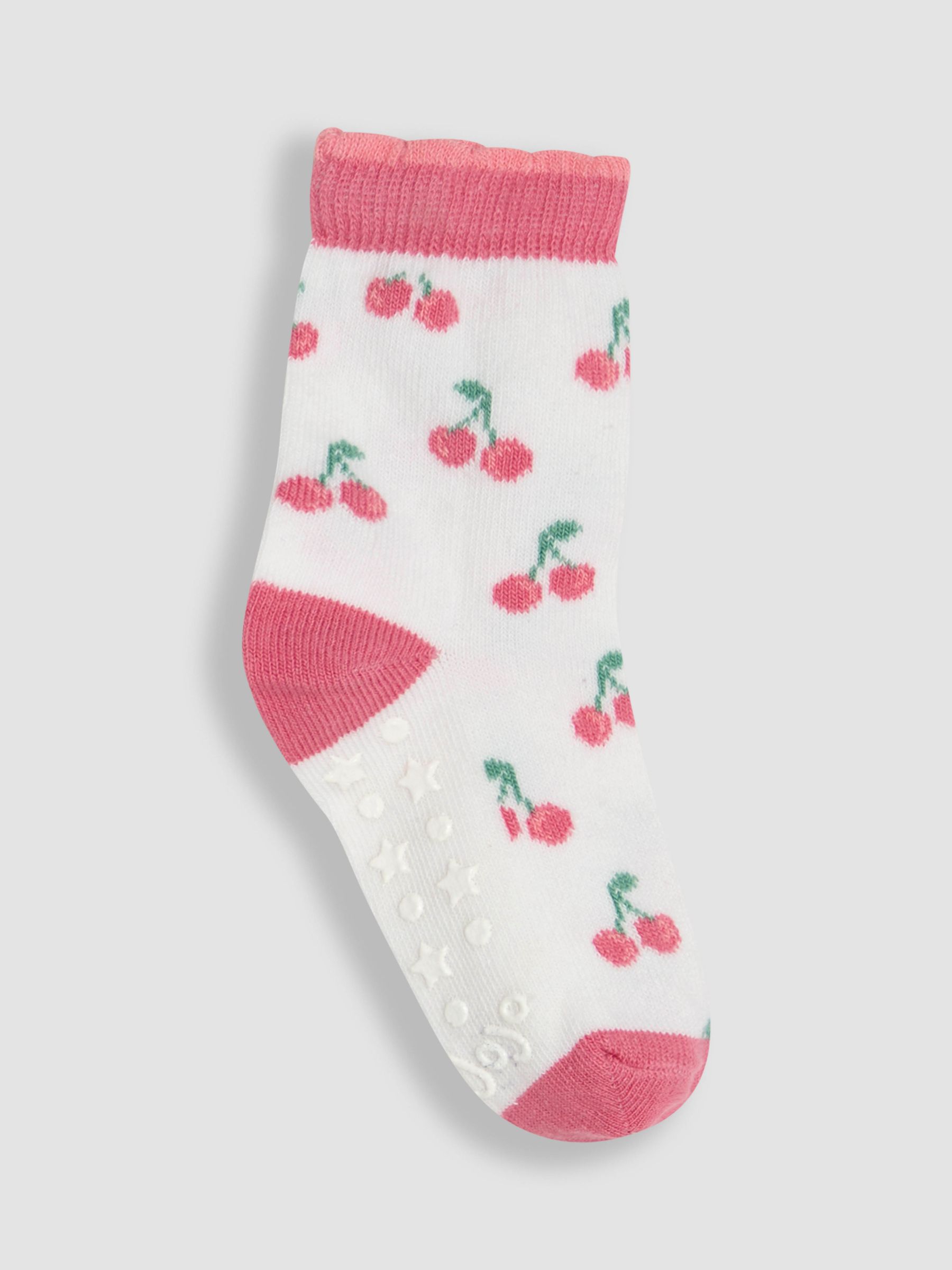 Pink 3-Pack Printed Socks - Image 4 of 4