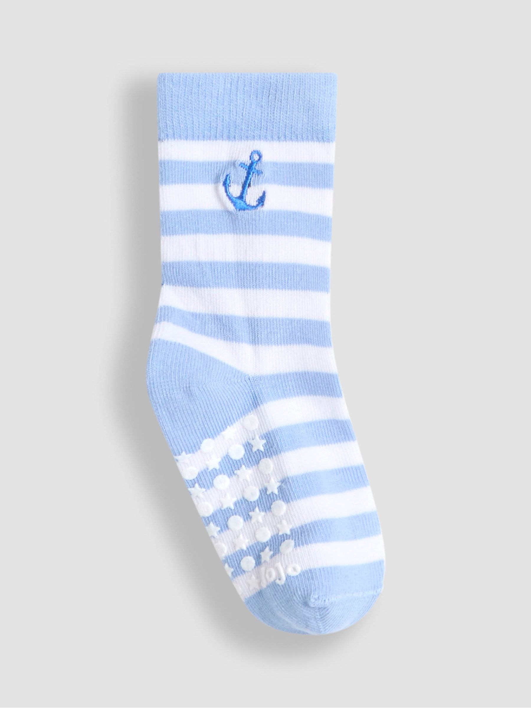White Embroidered Socks 3 Pack - Image 3 of 4