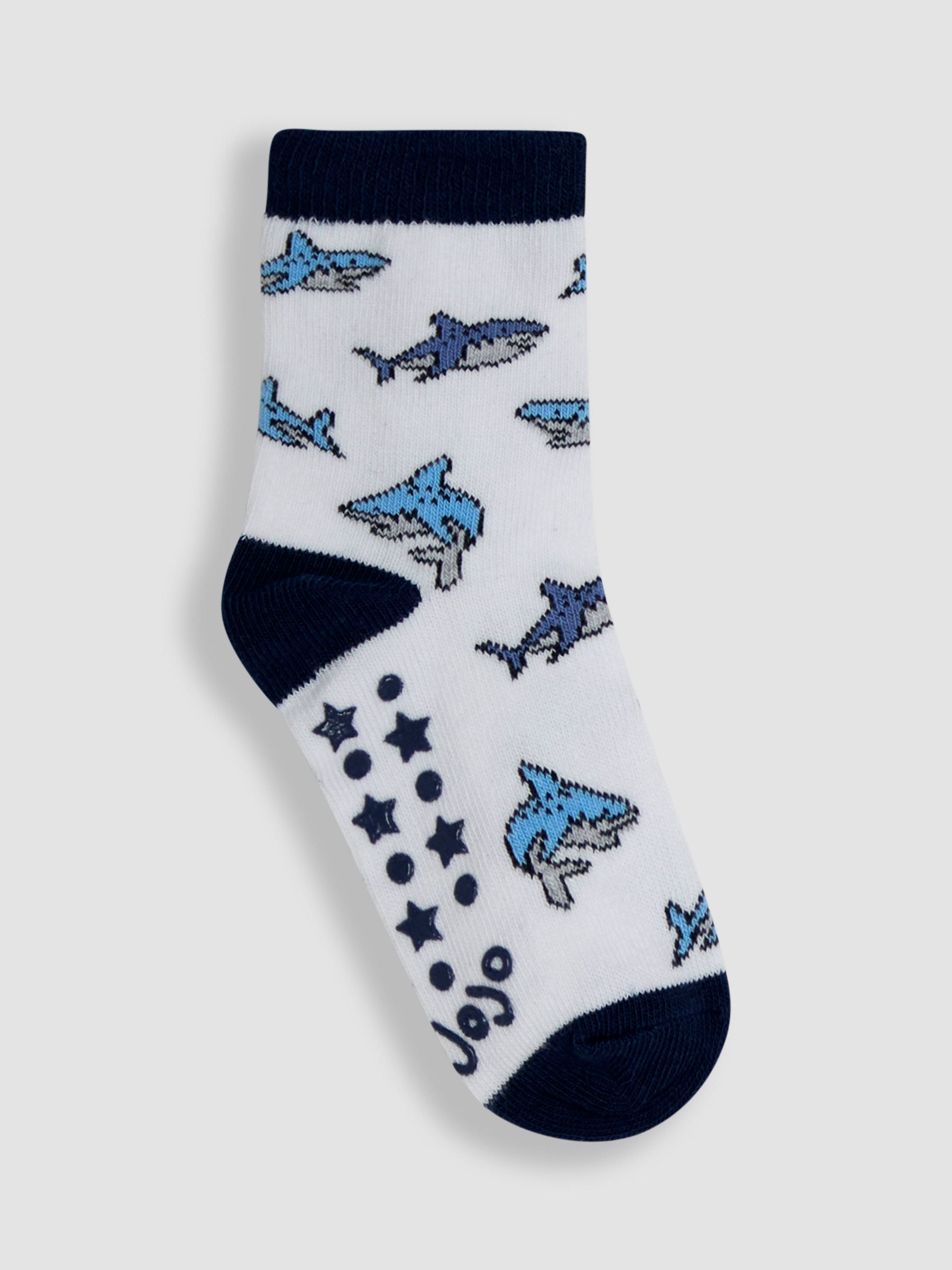 Blue 3-Pack Printed Socks - Image 2 of 4