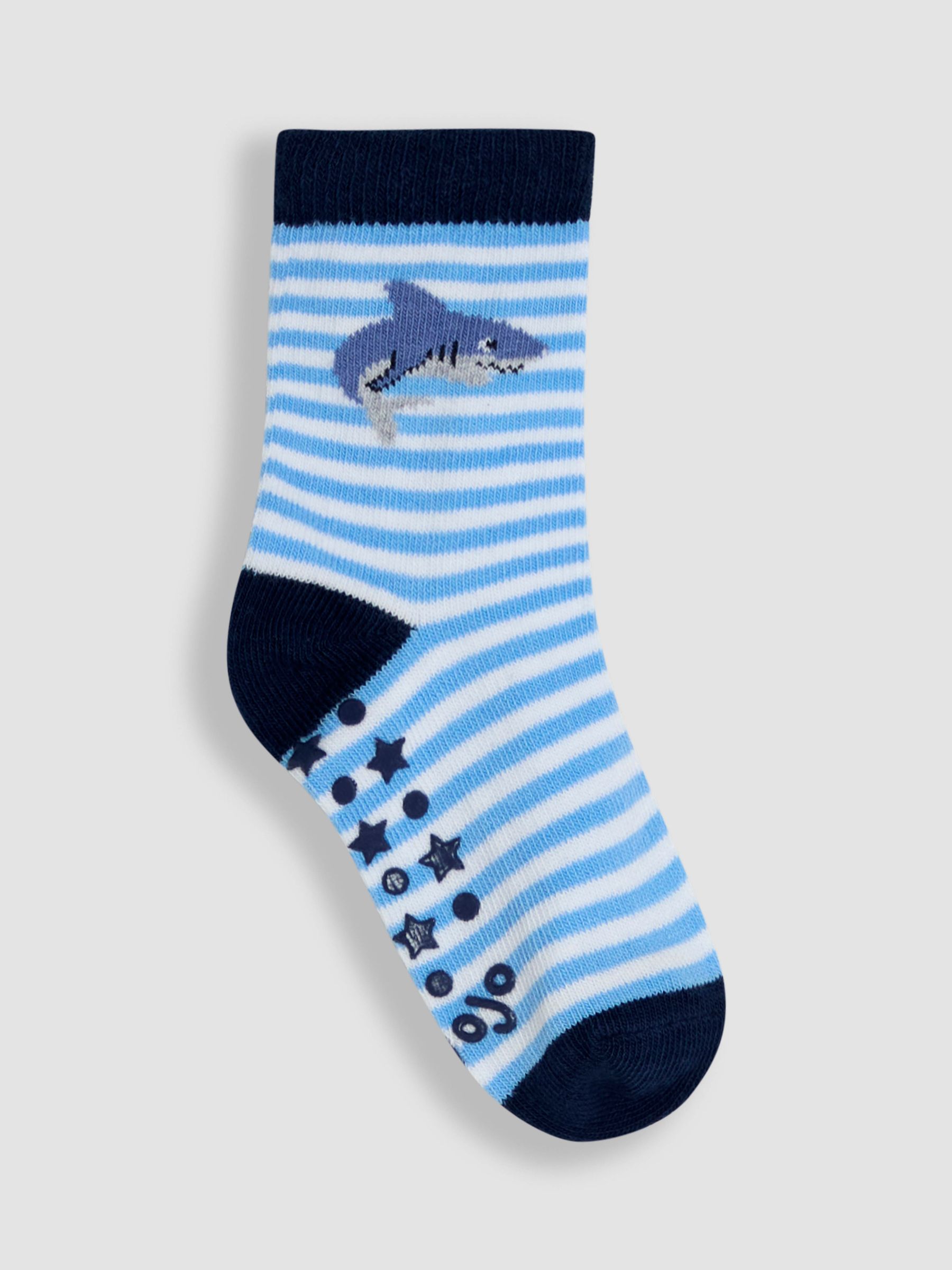 Blue 3-Pack Printed Socks - Image 3 of 4