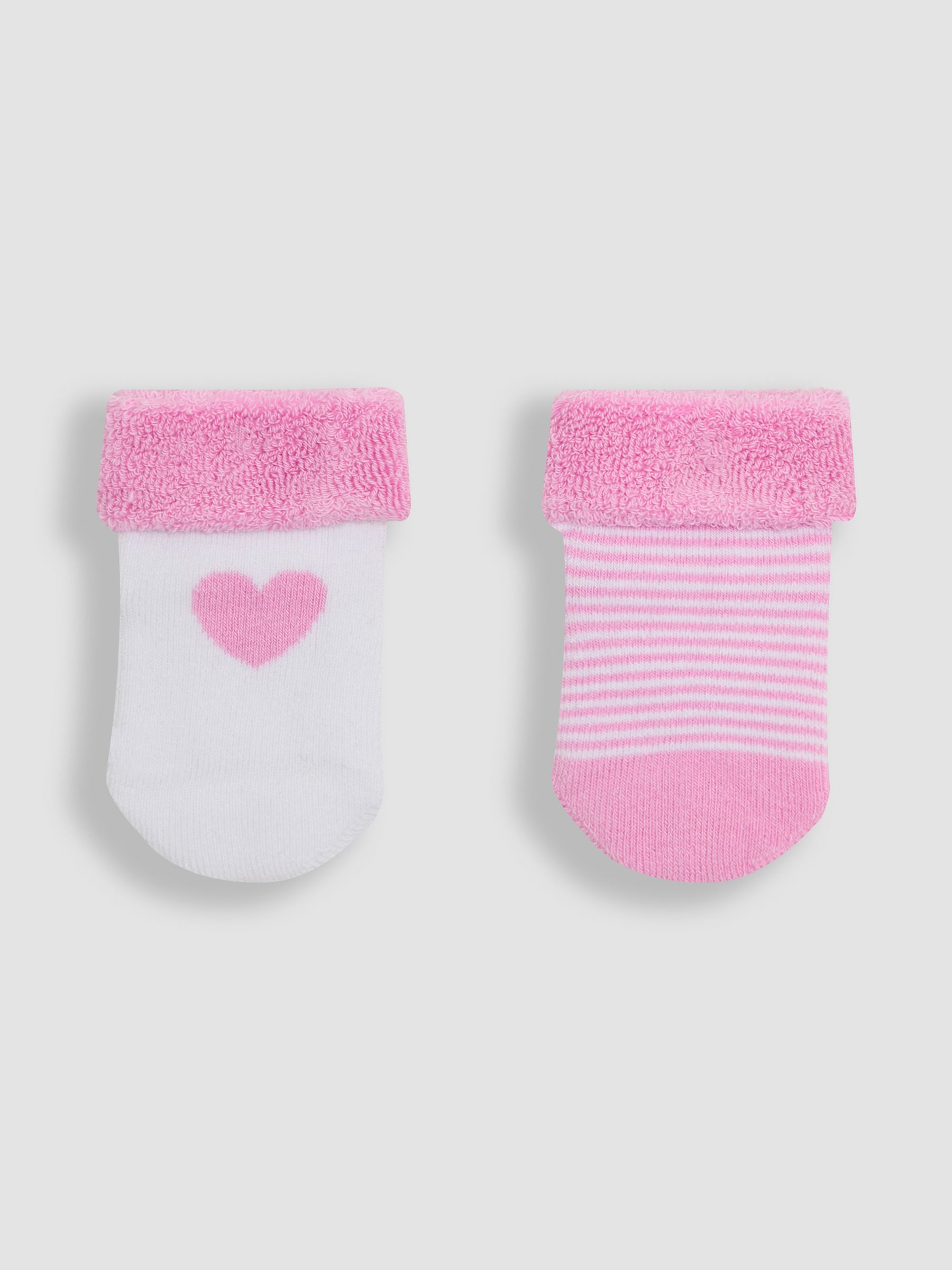 Pink Baby Socks 2 Pack - Image 1 of 3