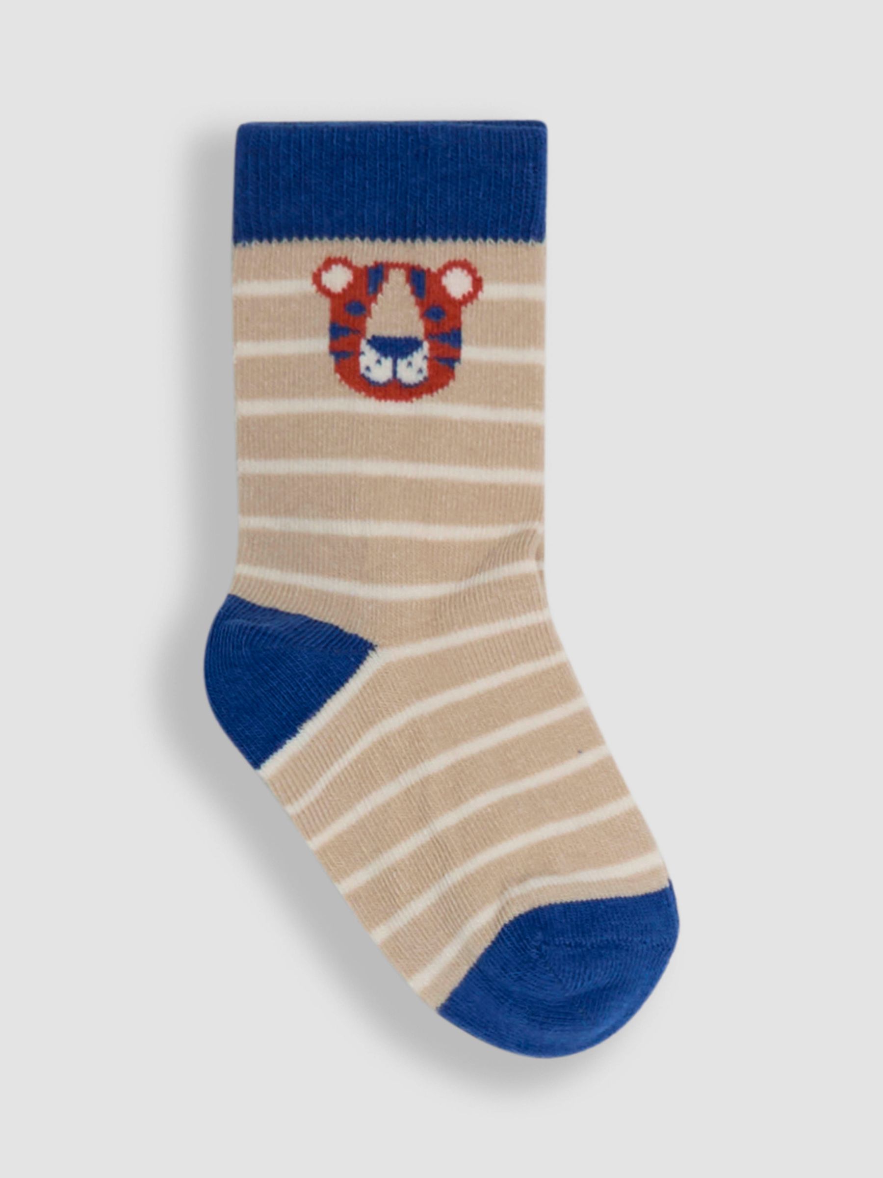 Blue 3-Pack Printed Socks - Image 2 of 4