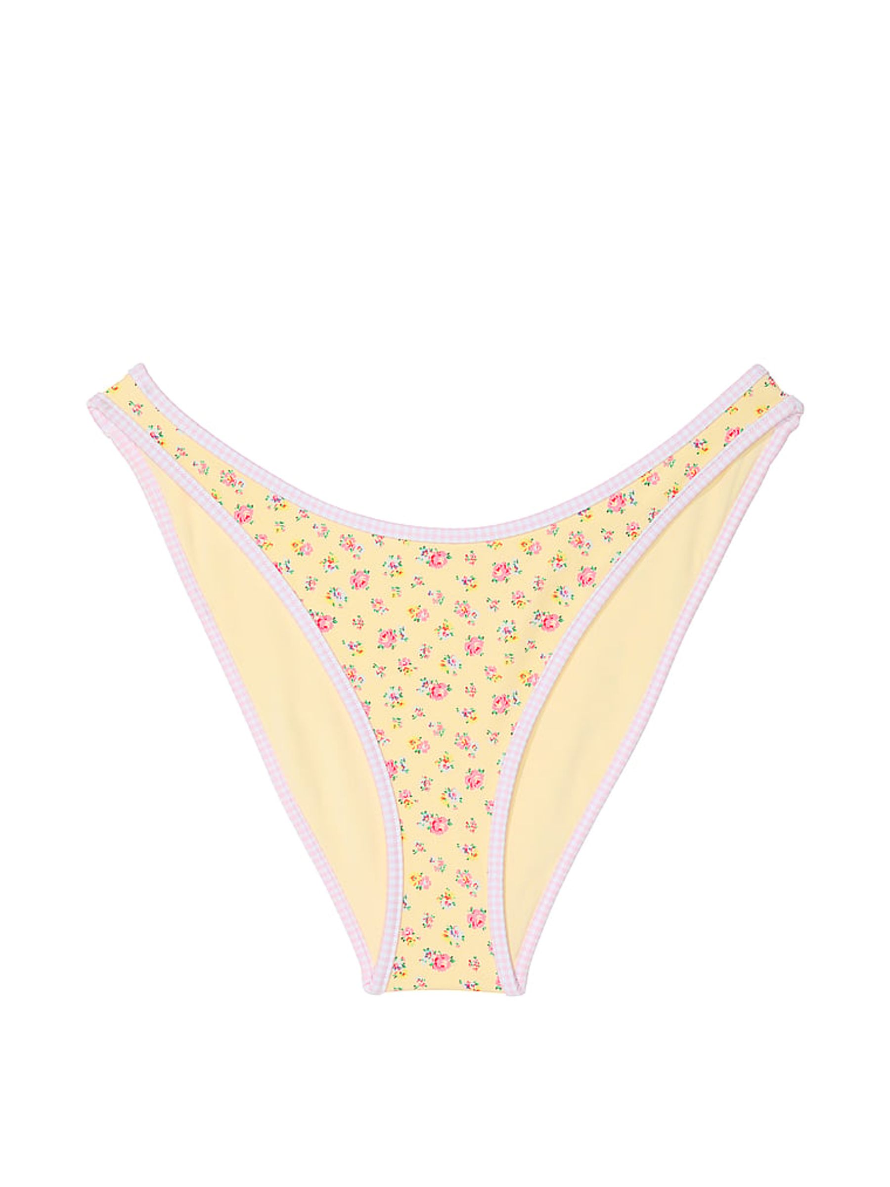 Yellow Floral Golden Hour Cheeky Bikini Bottoms - Image 4 of 4
